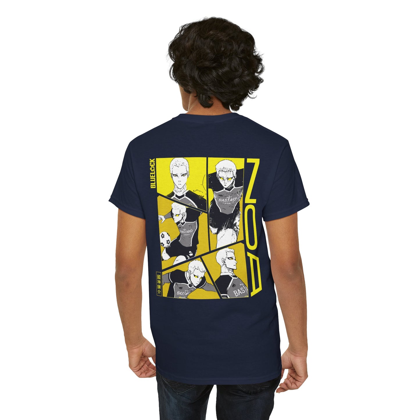 Noa "Zero" Blue Lock Heavyweight Tee | Maklenn