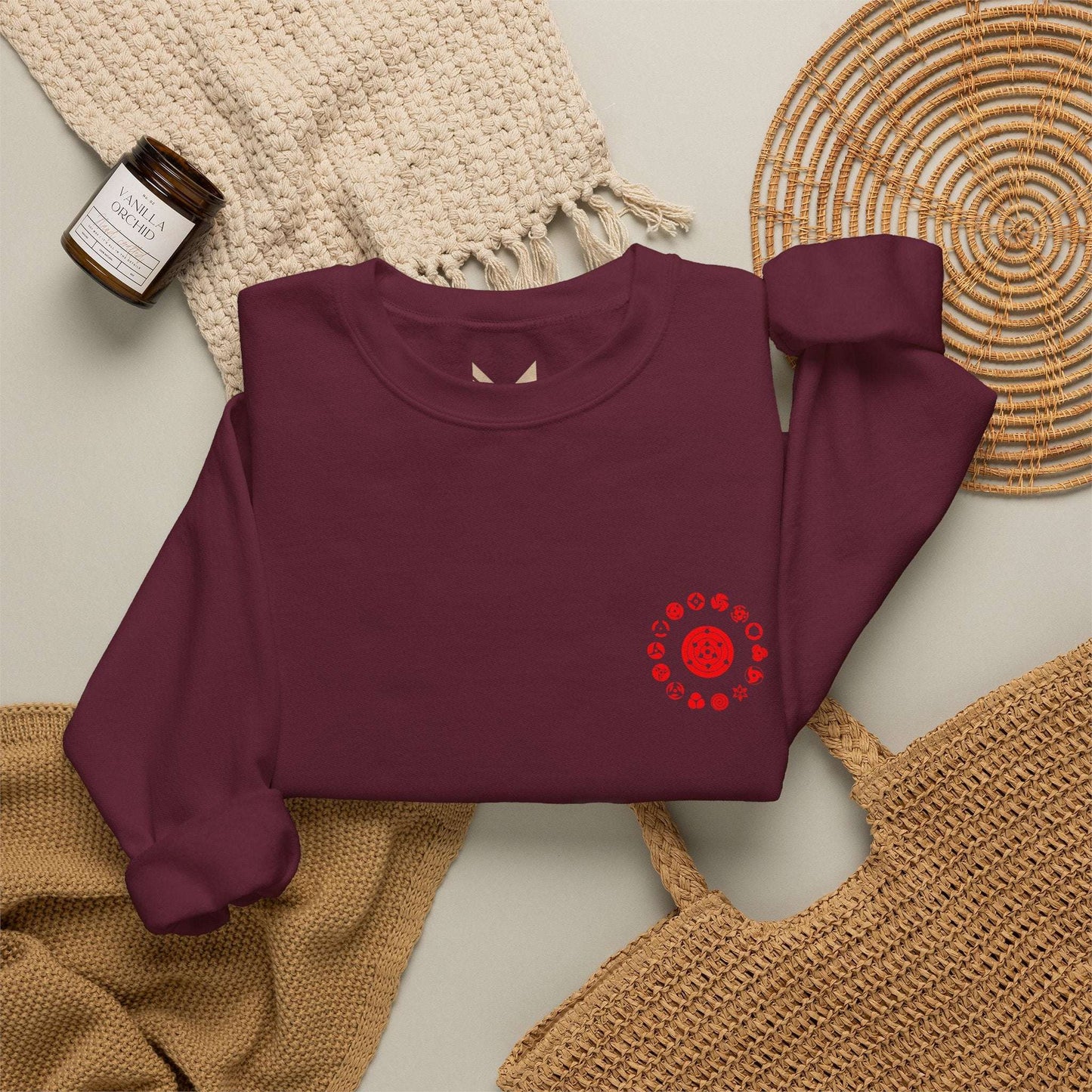 Crewneck Sweatshirt — Anime Demon Guardian Design (Red-Haired Warrior) Maklenn Crewneck Sweatshirt — Anime Demon Guardian Design (Red-Haired Warrior) Sweatshirt Maklenn www.maklenn.com India 33.23