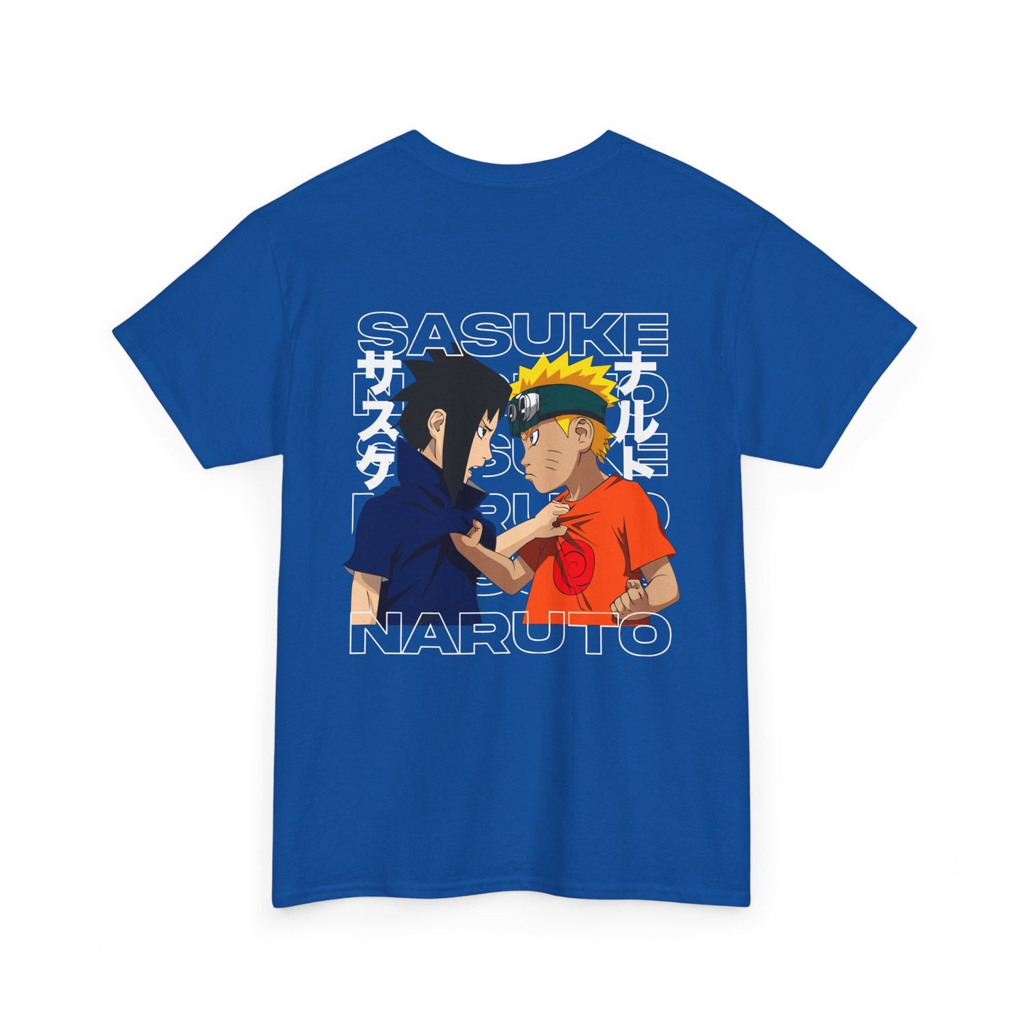 Naruto vs Sasuke Graphic Tee — Anime Friendship & Rivalry T-Shirt