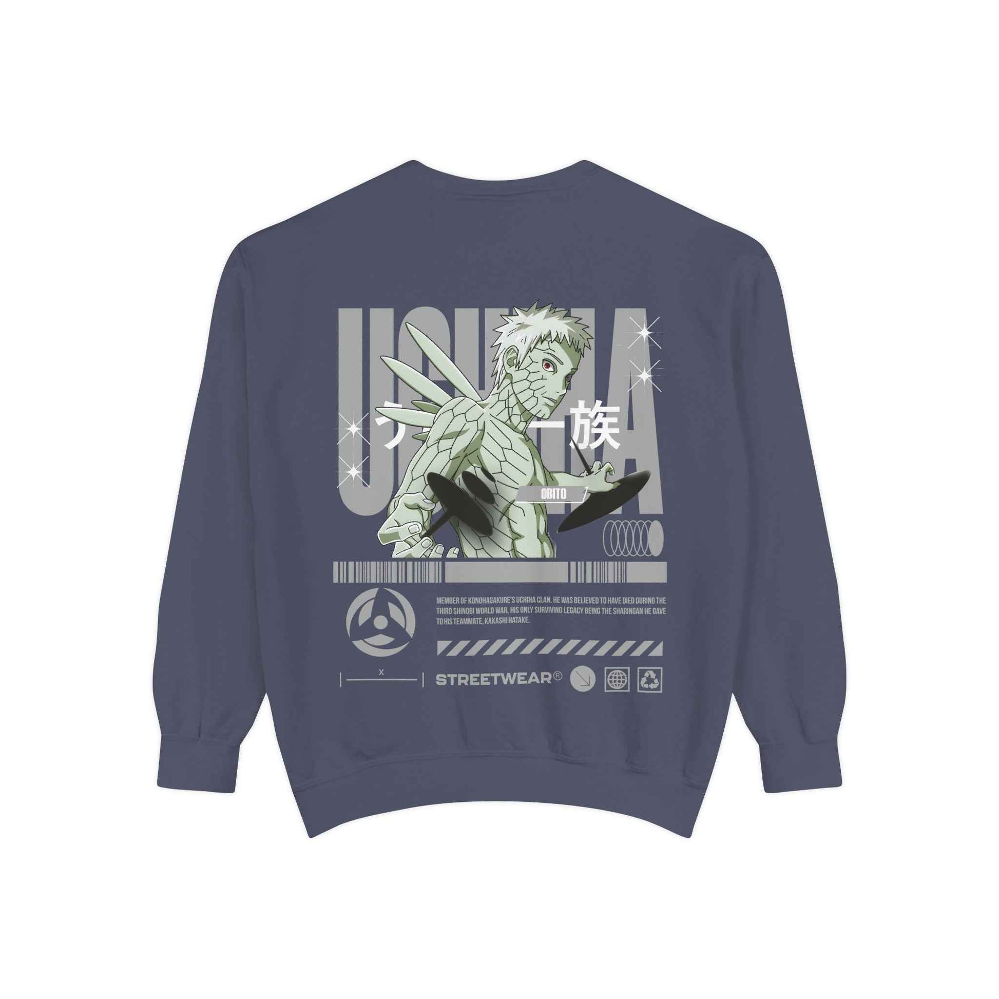 Anime Streetwear Sweatshirt - Uchiha Obito Design