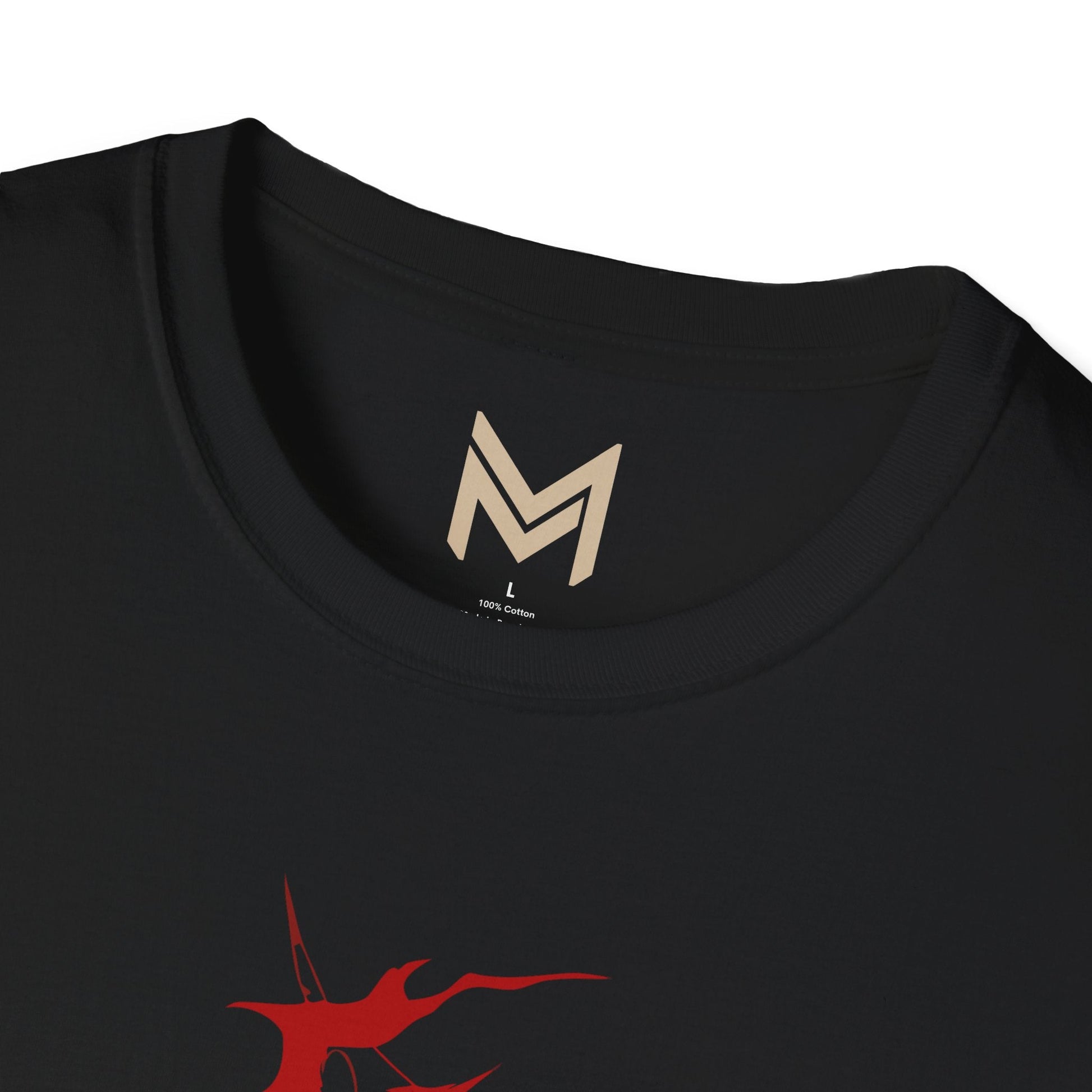 Unisex Graphic T-Shirt - Edgy Red Design, Casual Wear, Streetwear, Gift for Him/Her, Trendy Fashion, Everyday Style Printify
