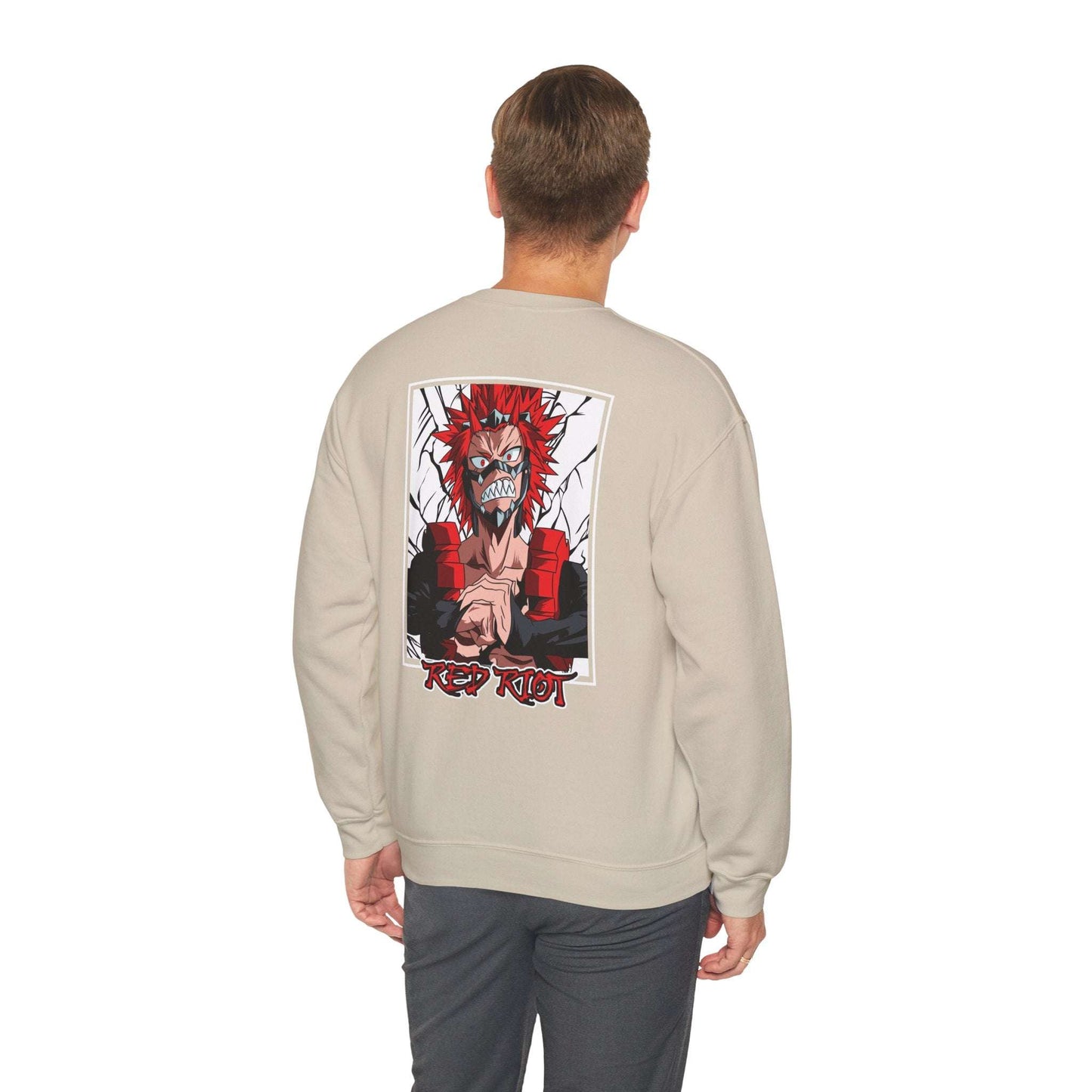 Crewneck Sweatshirt — Red Riot Anime Graphic (Keep Riot) Maklenn Crewneck Sweatshirt — Red Riot Anime Graphic (Keep Riot) Sweatshirt Maklenn www.maklenn.com India 33.23