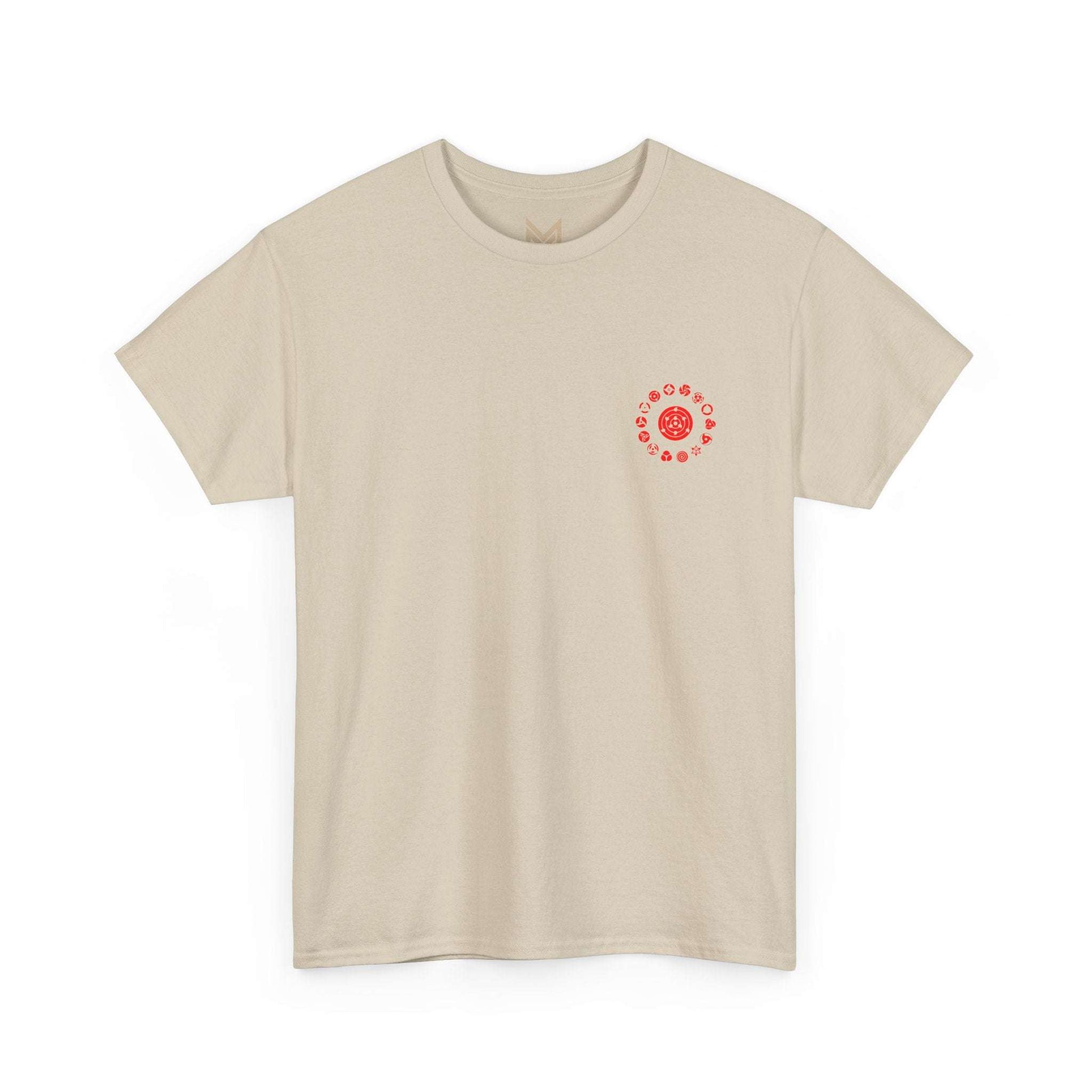 Anime Demon Trio Graphic Tee — Back Print with Small Front Logo Maklenn Anime Demon Trio Graphic Tee — Back Print with Small Front Logo T-Shirt Maklenn www.maklenn.com India 21.80