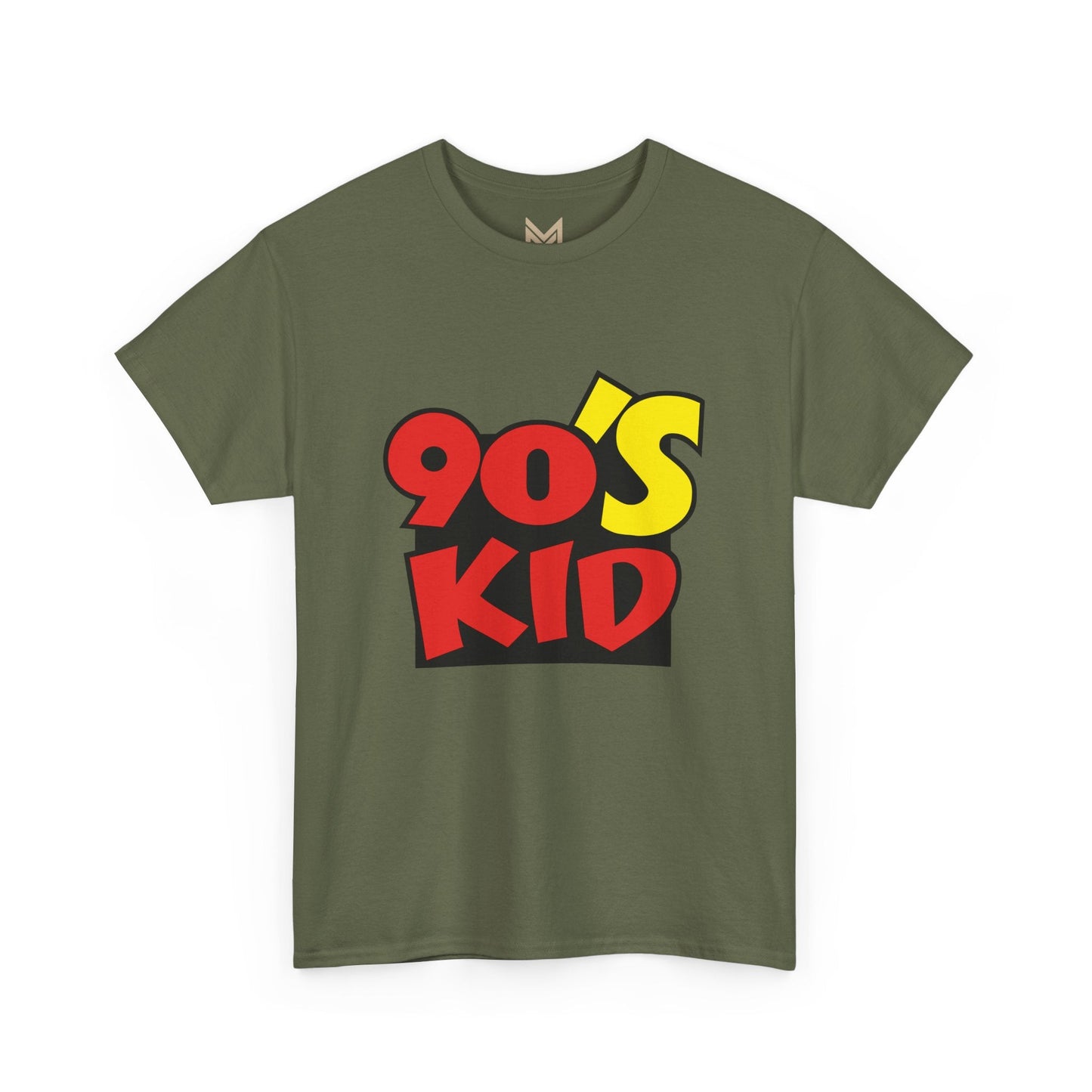 90's Kid Unisex Heavy Cotton Tee - Nostalgic Vintage T-Shirt, Retro Tee for 90s Lovers, Gift for Birthdays, Casual Wear - Maklenn