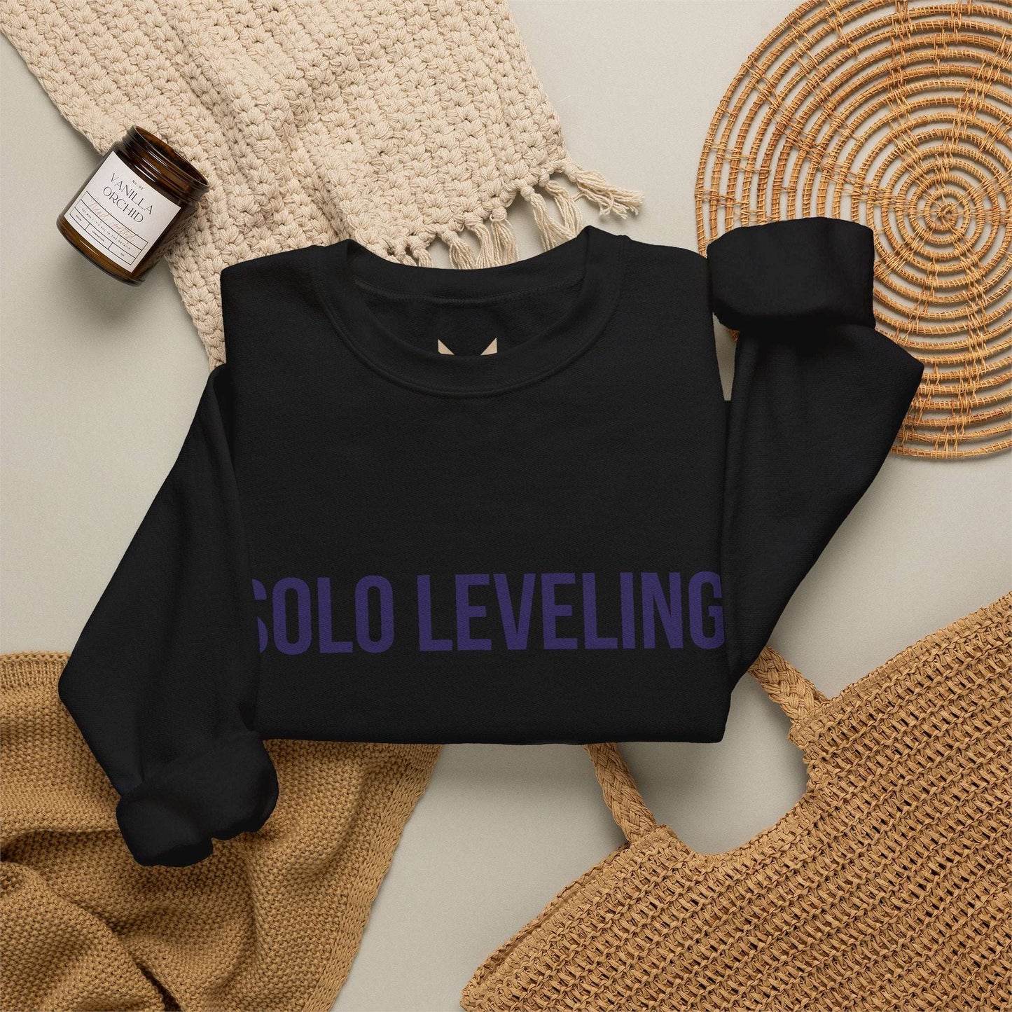 Solo Leveling Crewneck Sweatshirt — Anime Graphic Pullover (Front Logo, Back Archer Silhouette) Maklenn Solo Leveling Crewneck Sweatshirt — Anime Graphic Pullover (Front Logo, Back Archer Silhouette) Sweatshirt Maklenn www.maklenn.com India