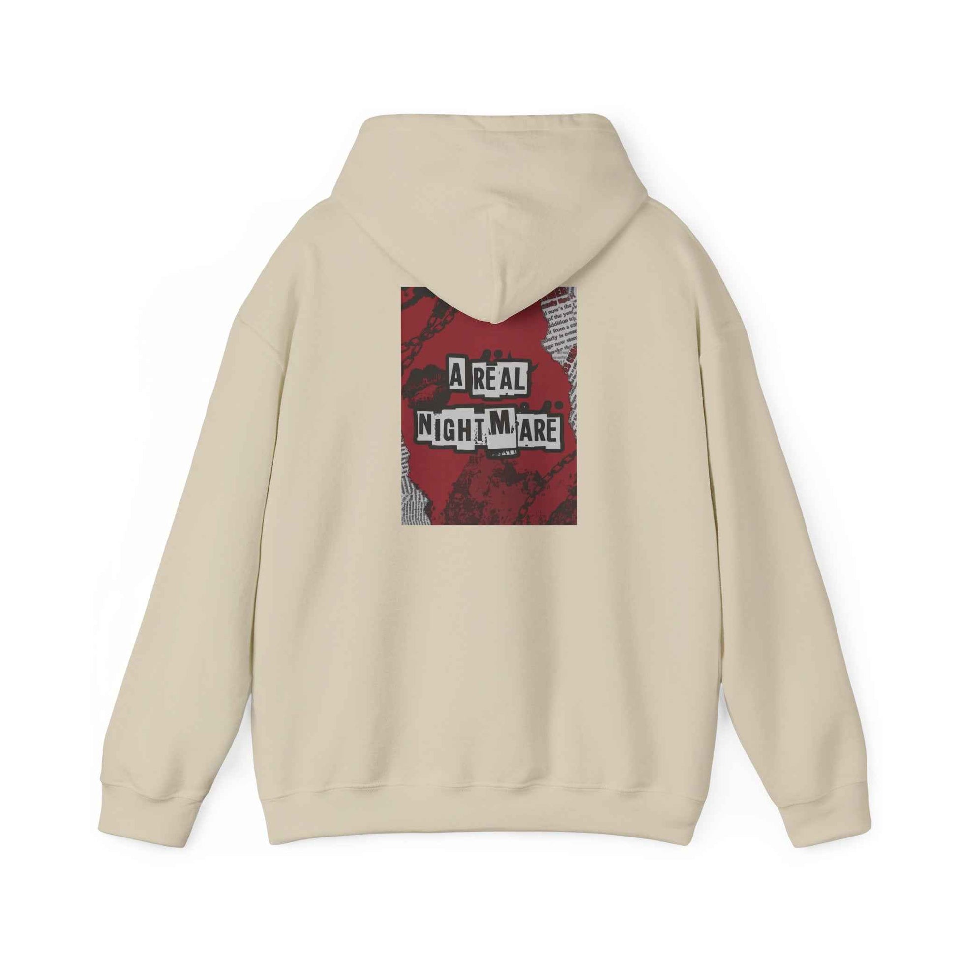 A Real Nightmare Hoodie - Cozy Unisex Sweatshirt for Halloween, Casual Wear, Gifts, Fall Fashion, Party,USA trend, Mens hoodie us,Australia genz edition,Canada online hoodie fashion