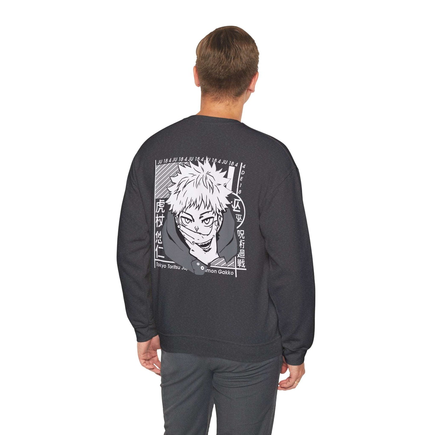 Jujutsu Kaisen Yuji Itadori Crewneck Sweatshirt Maklenn Jujutsu Kaisen Yuji Itadori Crewneck Sweatshirt Sweatshirt Maklenn www.maklenn.com India 33.23