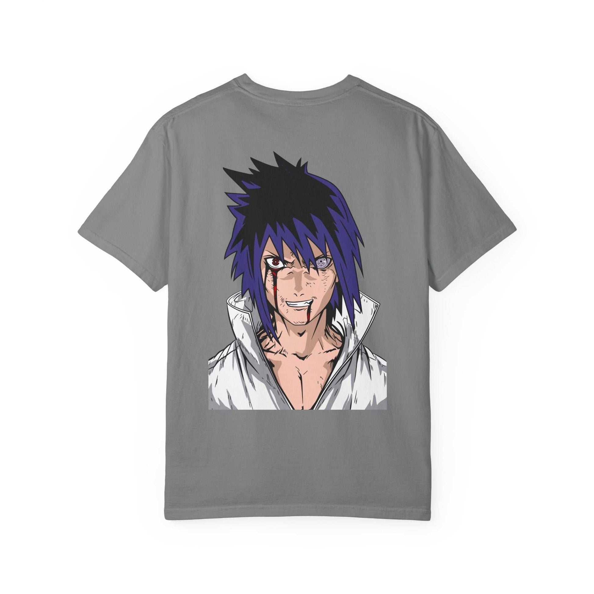 Anime Sasuke Graphic T-Shirt — Naruto Villain Back Print & Front Emblem Maklenn Anime Sasuke Graphic T-Shirt — Naruto Villain Back Print & Front Emblem T-Shirt Maklenn www.maklenn.com India 36.02