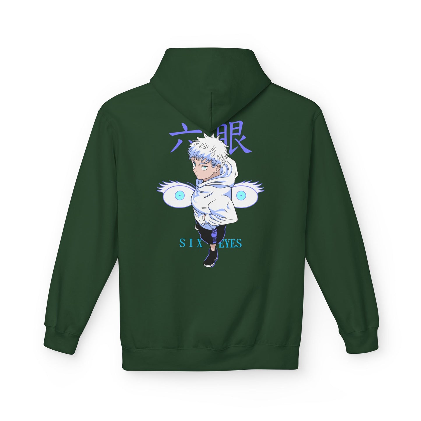 Jujutsu Kaisen Satoru Gojo Hoodie — Six Eyes Graphic Anime Pullover