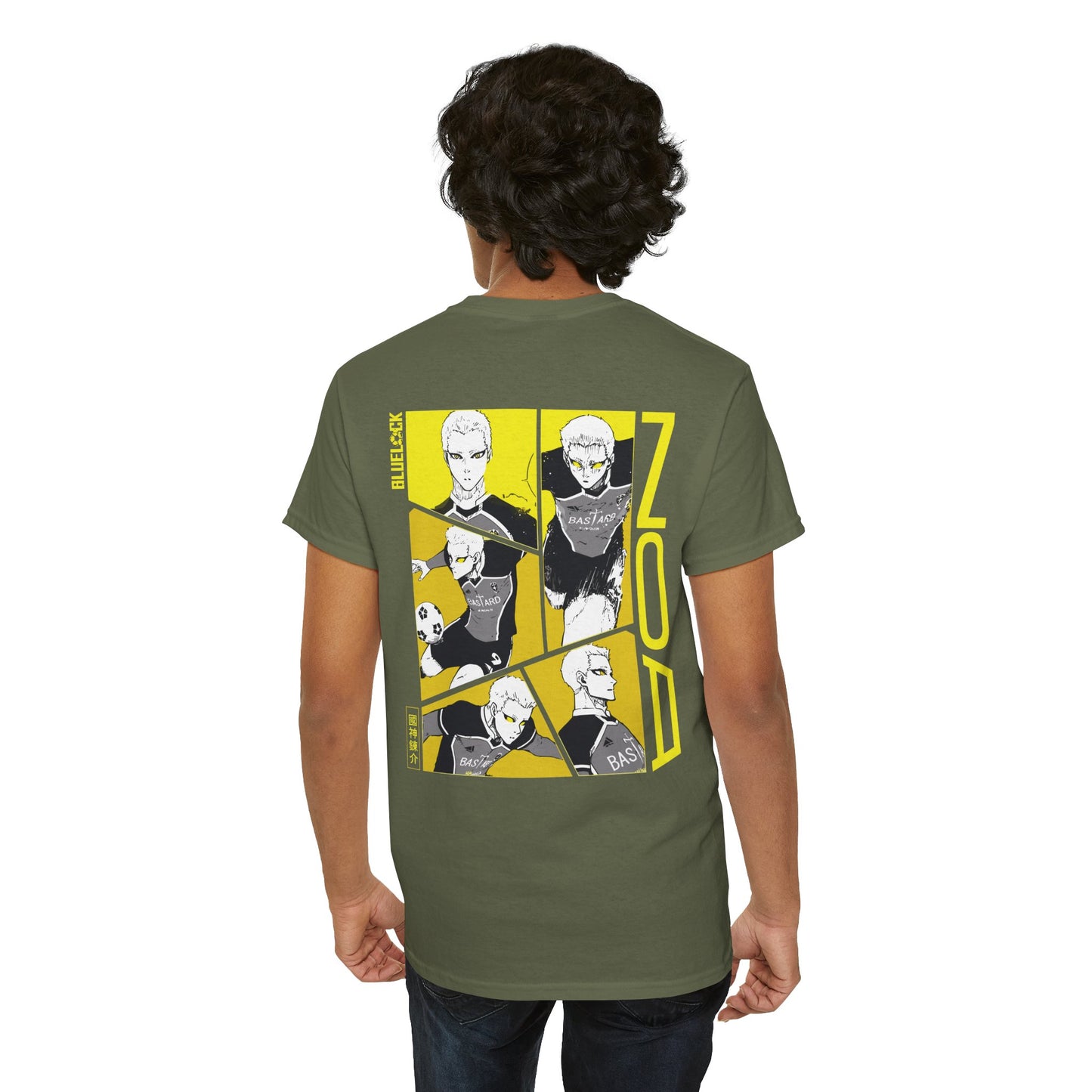Noa "Zero" Blue Lock Heavyweight Tee | Maklenn