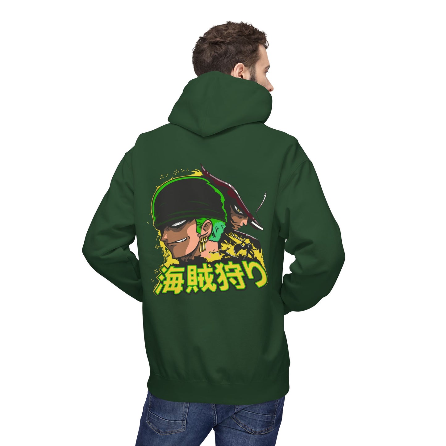 Hoodie - Zoro Pirate Hunter Anime Graphic Hoodie (海賊狩り)
