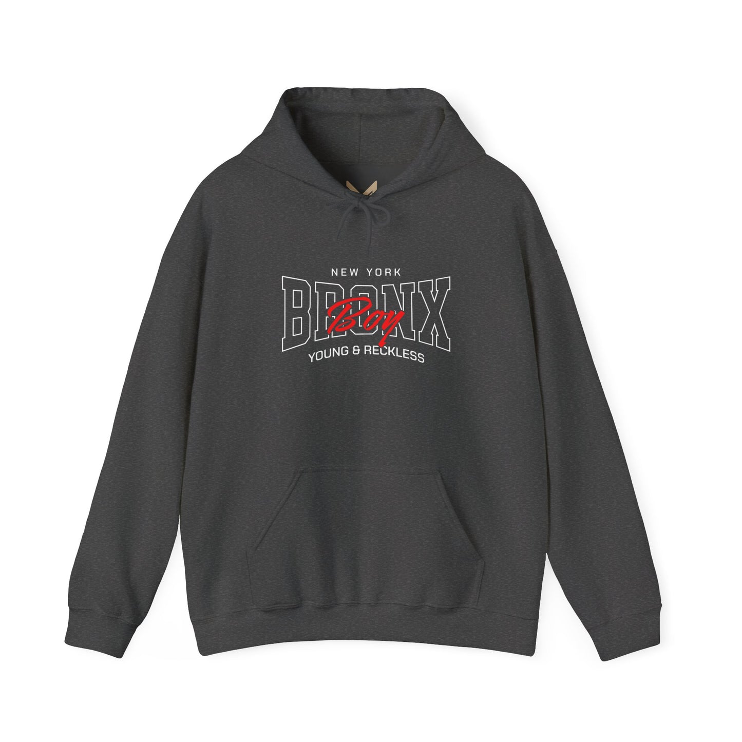 Bronx-themed Unisex Hoodie, Cozy Sweatshirt, Streetwear, Gift for Him/Her, New York Apparel, Young & Reckless Style Printify