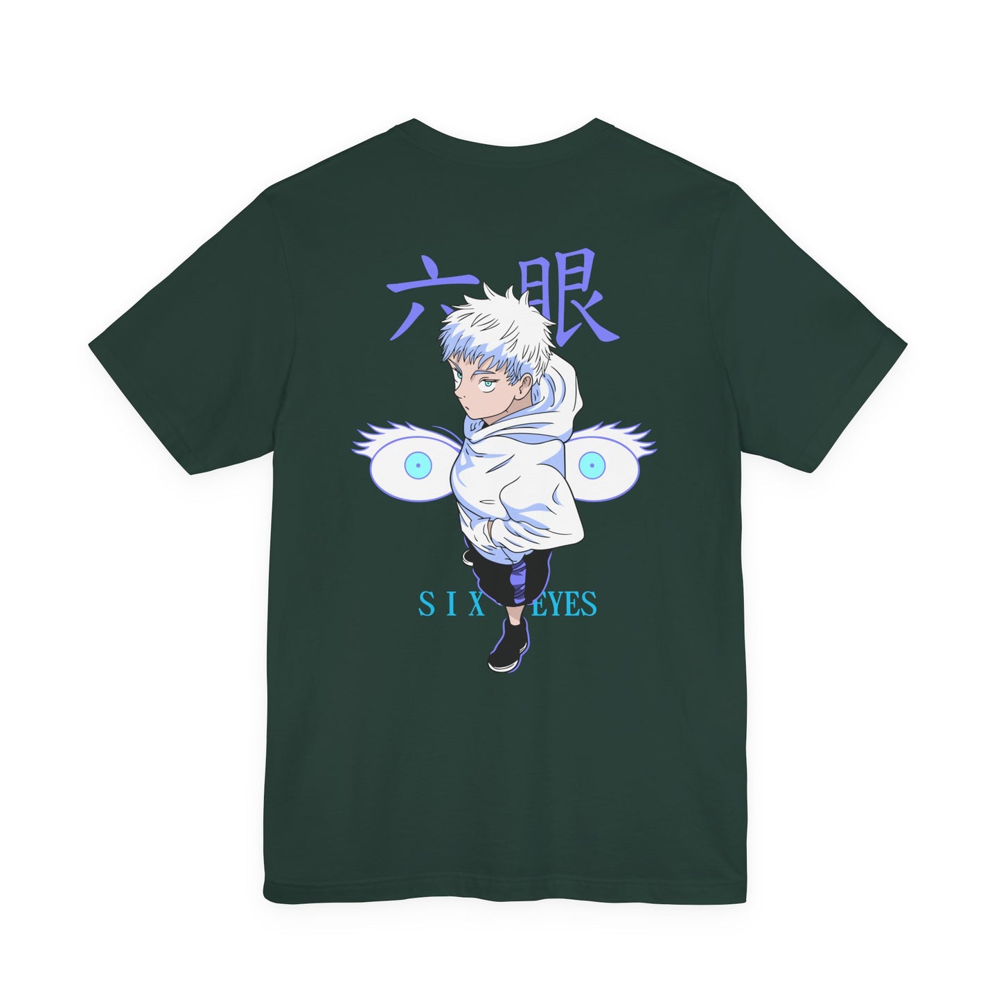 Anime Short Sleeve Tee, Jujustu Kaisen Shirt, Cosplay Tee, Gift for Anime Lovers, Stylish Graphic T-Shirt, Casual Wear Printify