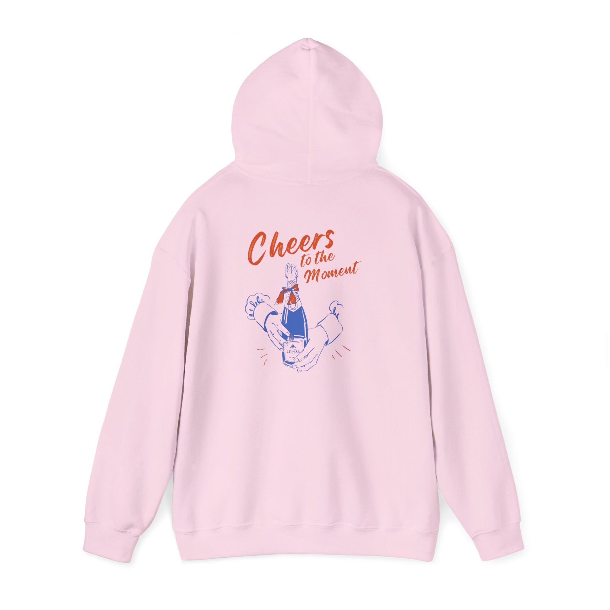 Cheers to the Moment Hoodie - Cozy Sweatshirt for Celebrations, Casual Wear, Gift for Friends, Unisex Apparel, Everyday Comfort Printify