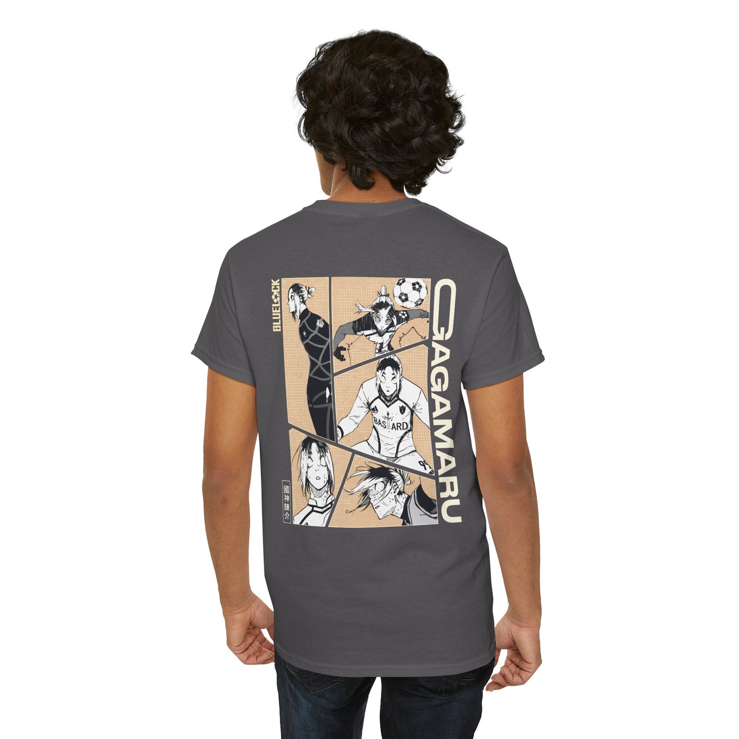 Gagamaru "Wall" Blue Lock Heavyweight Tee | Maklenn