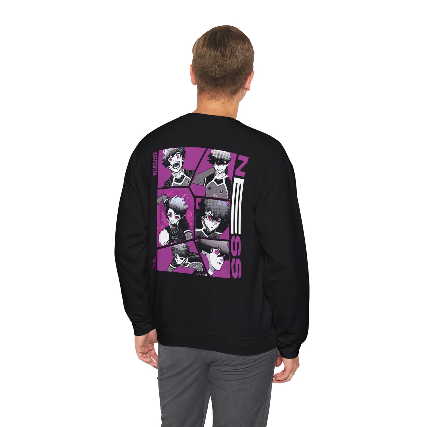 Ness "Brain" Blue Lock Heavyweight Tee | Maklenn