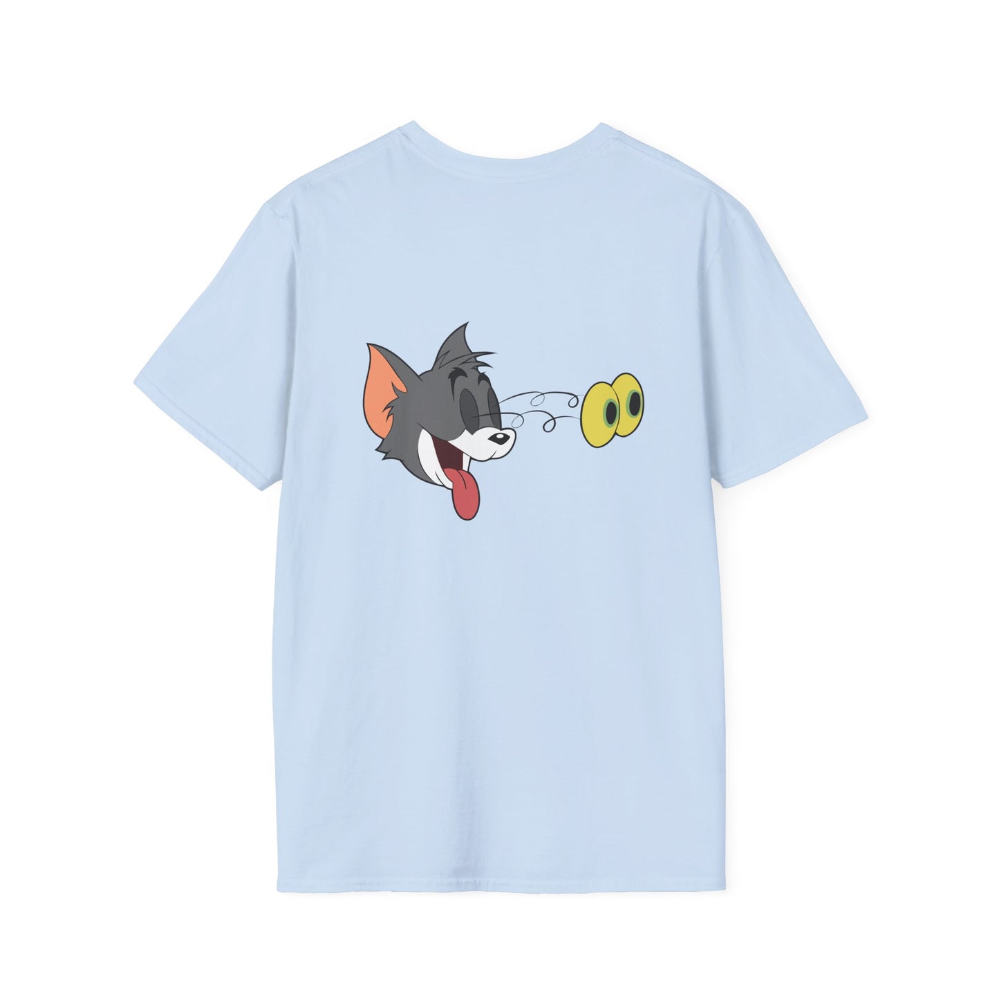 Tom and Jerry Unisex Softstyle T-Shirt, Cartoon Tee, Vintage Graphic Shirt, Cat & Mouse Humor Shirt, Gift for Fans Printify