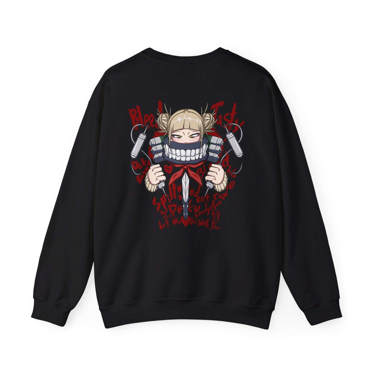 Graphic Crewneck Sweatshirt — Grinning Girl Horror Manga Design Maklenn Graphic Crewneck Sweatshirt — Grinning Girl Horror Manga Design Sweatshirt Maklenn www.maklenn.com India 33.23