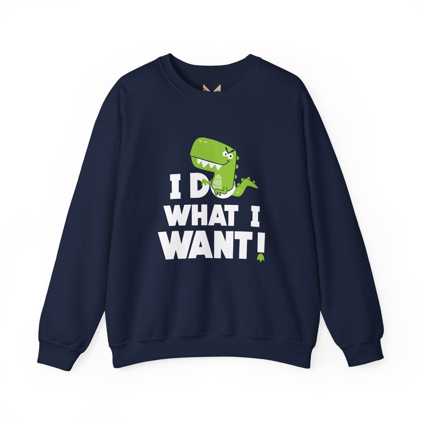 Dinosaur Quote Sweatshirt, Funny Crewneck, Gifts for Kids & Teens, Birthday or Holiday Apparel, Cute Graphic Sweater Printify