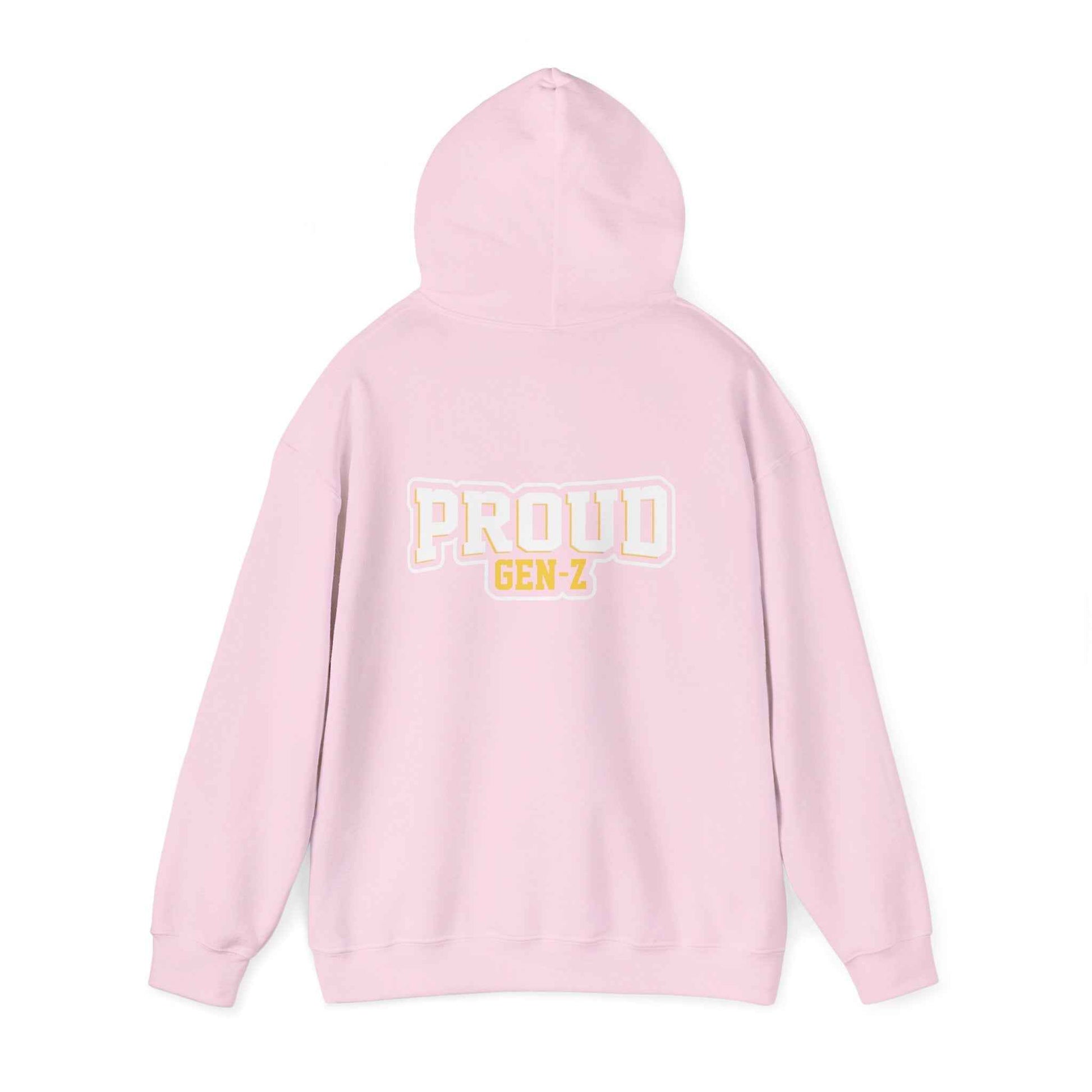 Proud Gen-Z Hoodie, Cozy Streetwear for Teens, Unisex Sweatshirt, Perfect Gift for Graduations, Everyday Casual Wear, Trendy Apparel