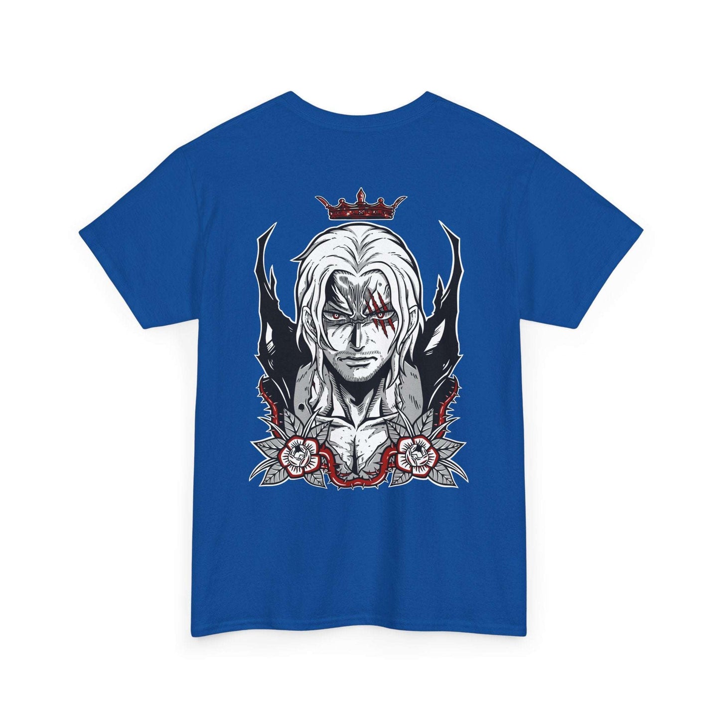 One Piece Anime Tee — White 'King' Pirate Skull Chest & Back Graphic Shirt Maklenn One Piece Anime Tee — White 'King' Pirate Skull Chest & Back Graphic Shirt T-Shirt Maklenn www.maklenn.com India 21.80