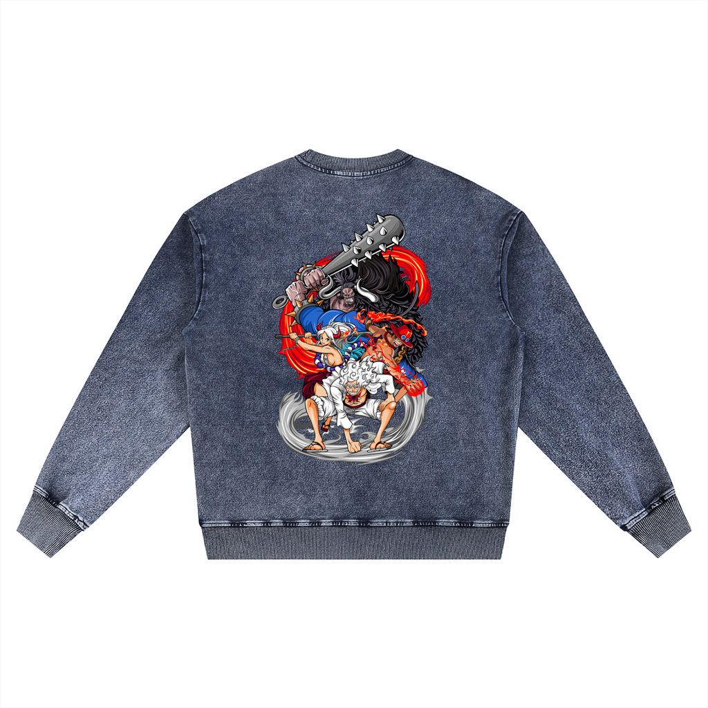 One Piece Merchant | One Piece | Snow Wash Sweatshirt ODMPOD