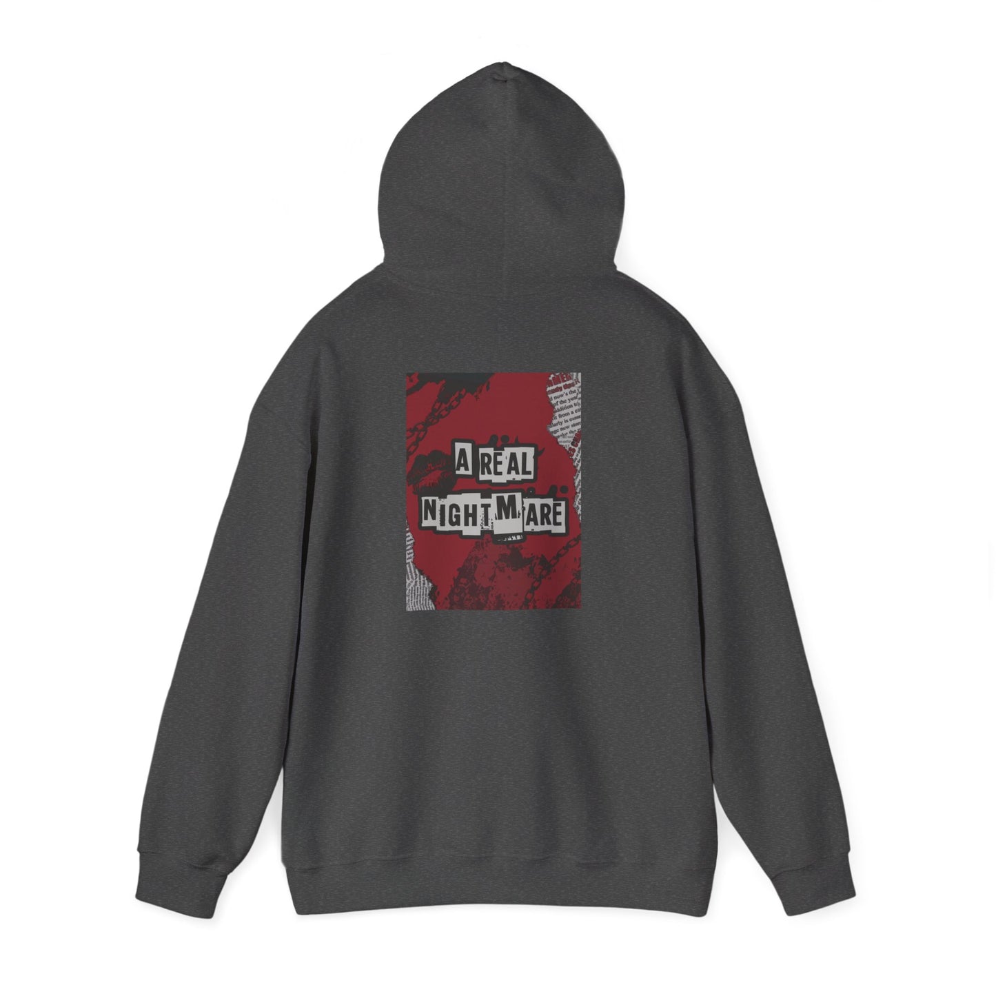 A Real Nightmare Hoodie - Cozy Unisex Sweatshirt for Halloween, Casual Wear, Gifts, Fall Fashion, Party,USA trend, Mens hoodie us,Australia genz edition,Canada online hoodie fashion Printify