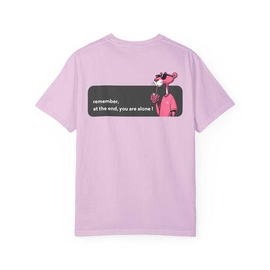 T-Shirt — "remember, at the end, you are alone." Pink Bear Graphic Tee Maklenn T-Shirt — "remember, at the end, you are alone." Pink Bear Graphic Tee T-Shirt Maklenn www.maklenn.com India 36.02
