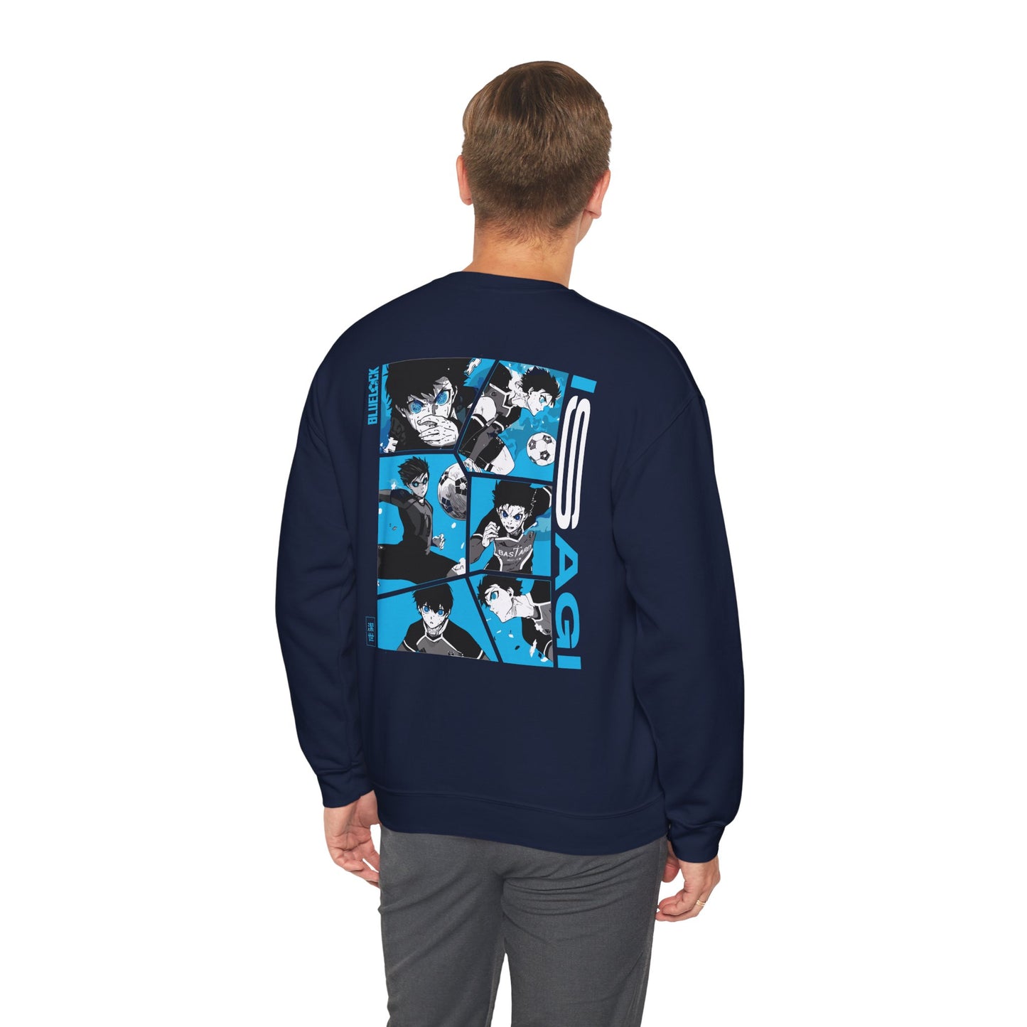 Isagi "Ego Vision" Blue Lock Heavyweight Tee | Maklenn