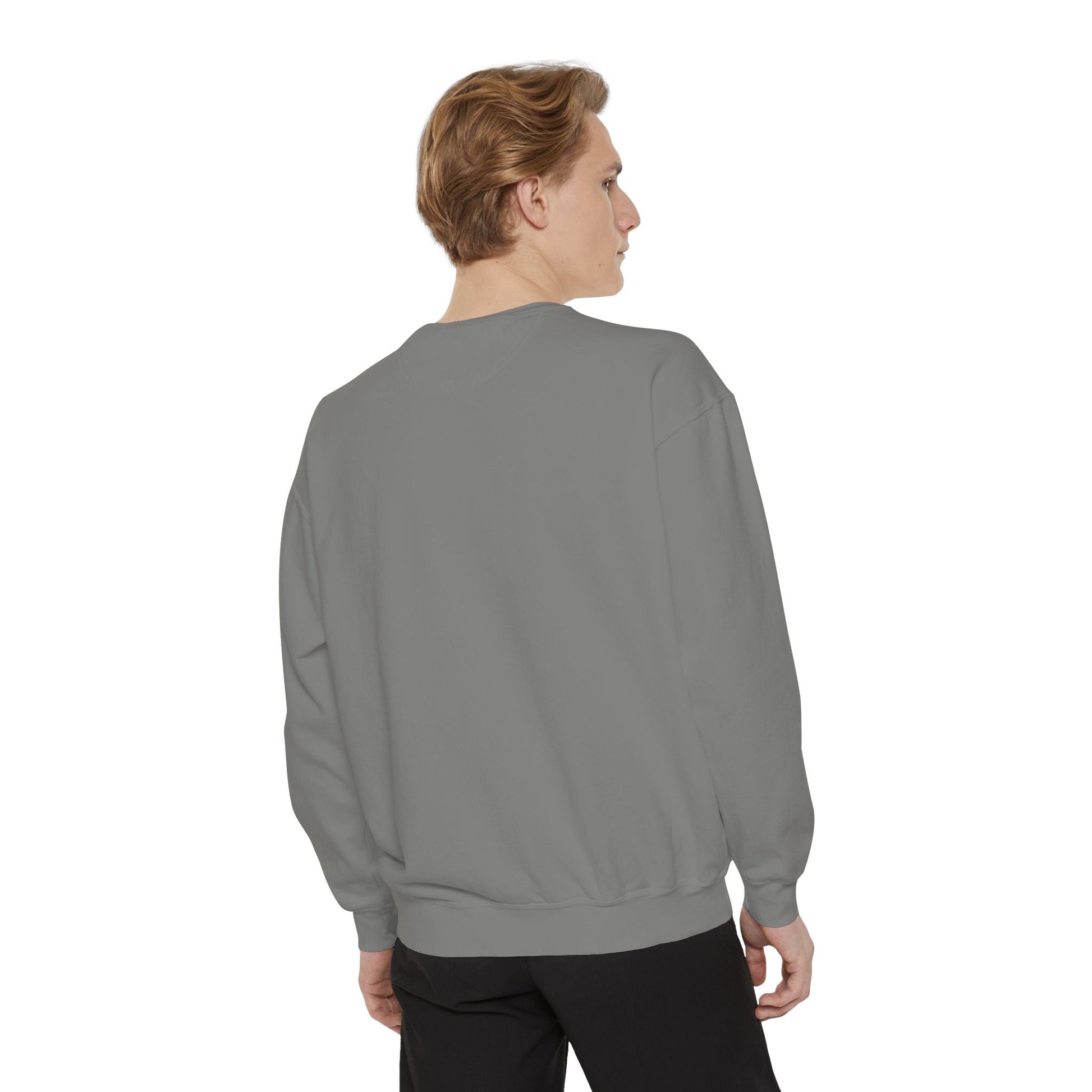 Snoop Dogg Inspired Unisex Garment-Dyed Sweatshirt - Hip Hop Style, Retro Fashion, Streetwear, Gift for Music Lovers, Cozy Apparel Printify