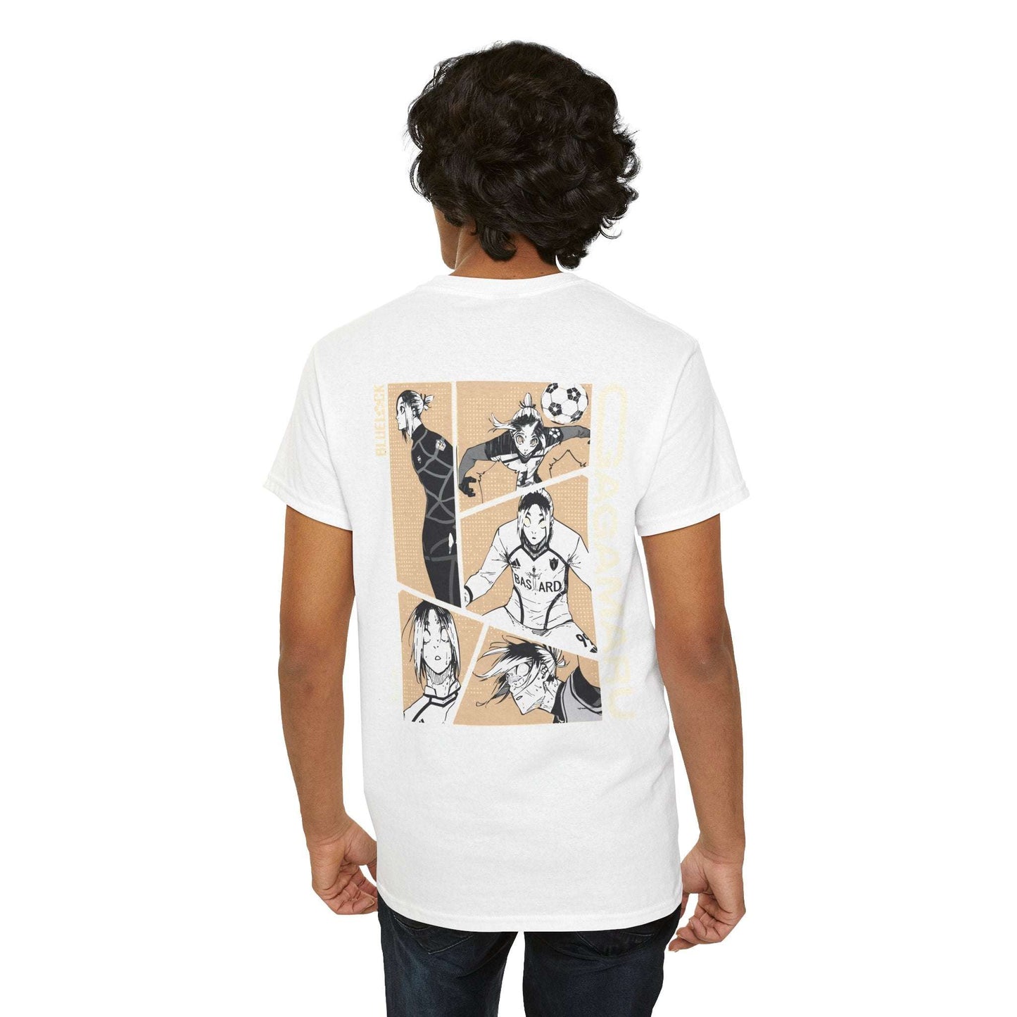 Gagamaru "Wall" Blue Lock Heavyweight Tee | Maklenn Maklenn Gagamaru "Wall" Blue Lock Heavyweight Tee | Maklenn T-Shirt Maklenn www.maklenn.com India 21.80