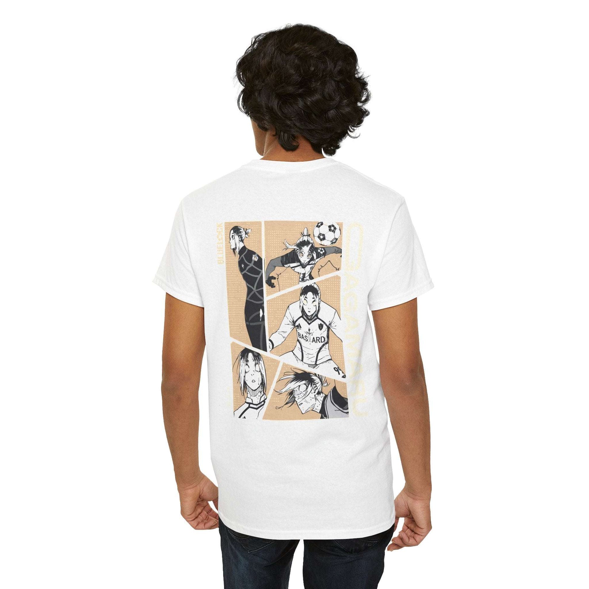 Gagamaru "Wall" Blue Lock Heavyweight Tee | Maklenn Maklenn Gagamaru "Wall" Blue Lock Heavyweight Tee | Maklenn T-Shirt Maklenn www.maklenn.com India 21.80