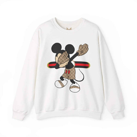 Mickey Mouse Graphic Crewneck Sweatshirt, Unisex Warm Casual Wear, Perfect for Disney Fans, Gift for Birthdays, Cozy Lounge Top