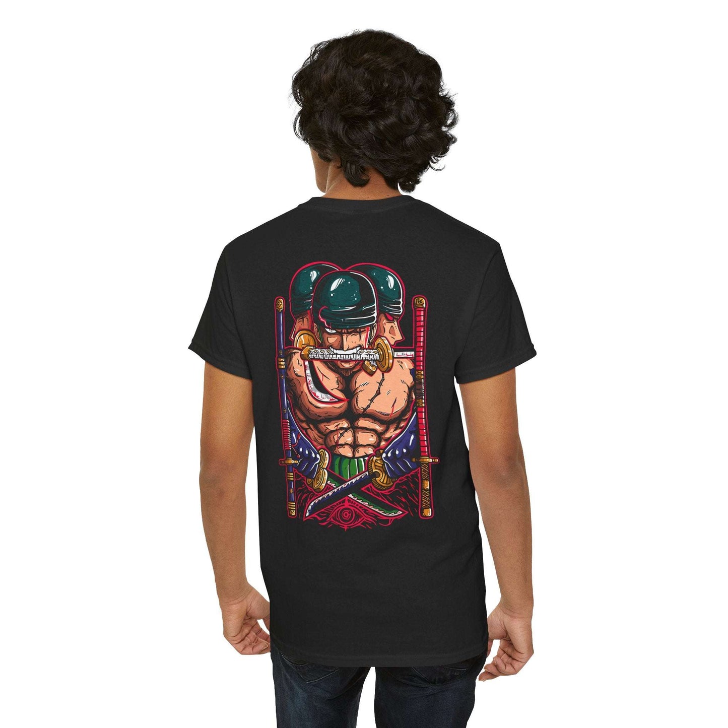 Samurai Warrior Graphic Tee — Bold Back-Print Anime Inspired T-Shirt Maklenn Samurai Warrior Graphic Tee — Bold Back-Print Anime Inspired T-Shirt T-Shirt Maklenn www.maklenn.com India 21.80