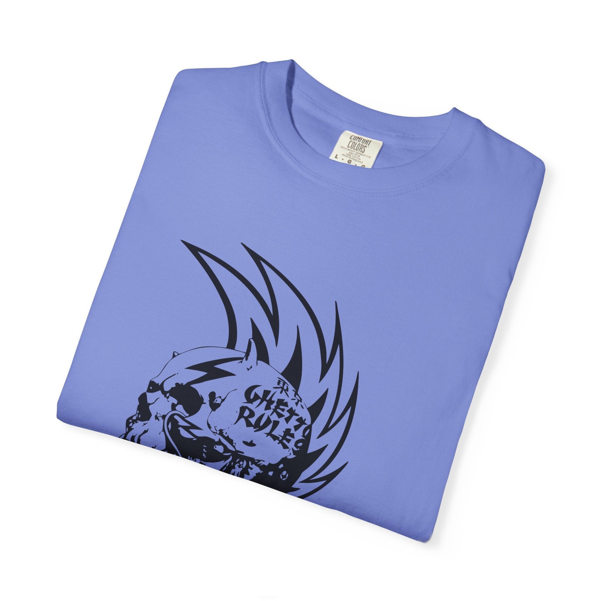 Punk Skull Graphic T-shirt for Unisex, Emo Fashion Tee, Edgy Streetwear, Gift for Music Lovers, Halloween Costume - Maklenn