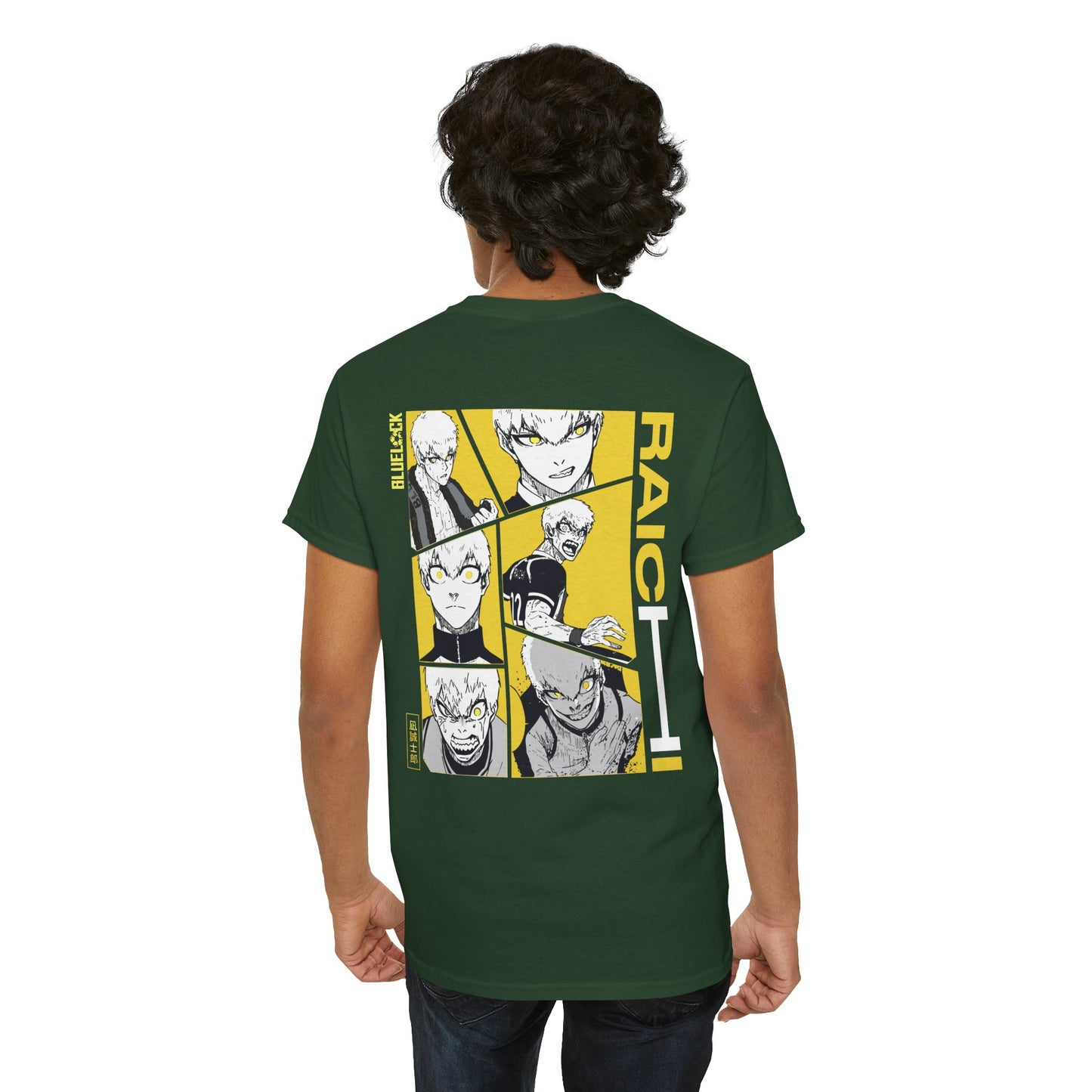 Raichi "Heat" Blue Lock Heavyweight Tee | Maklenn