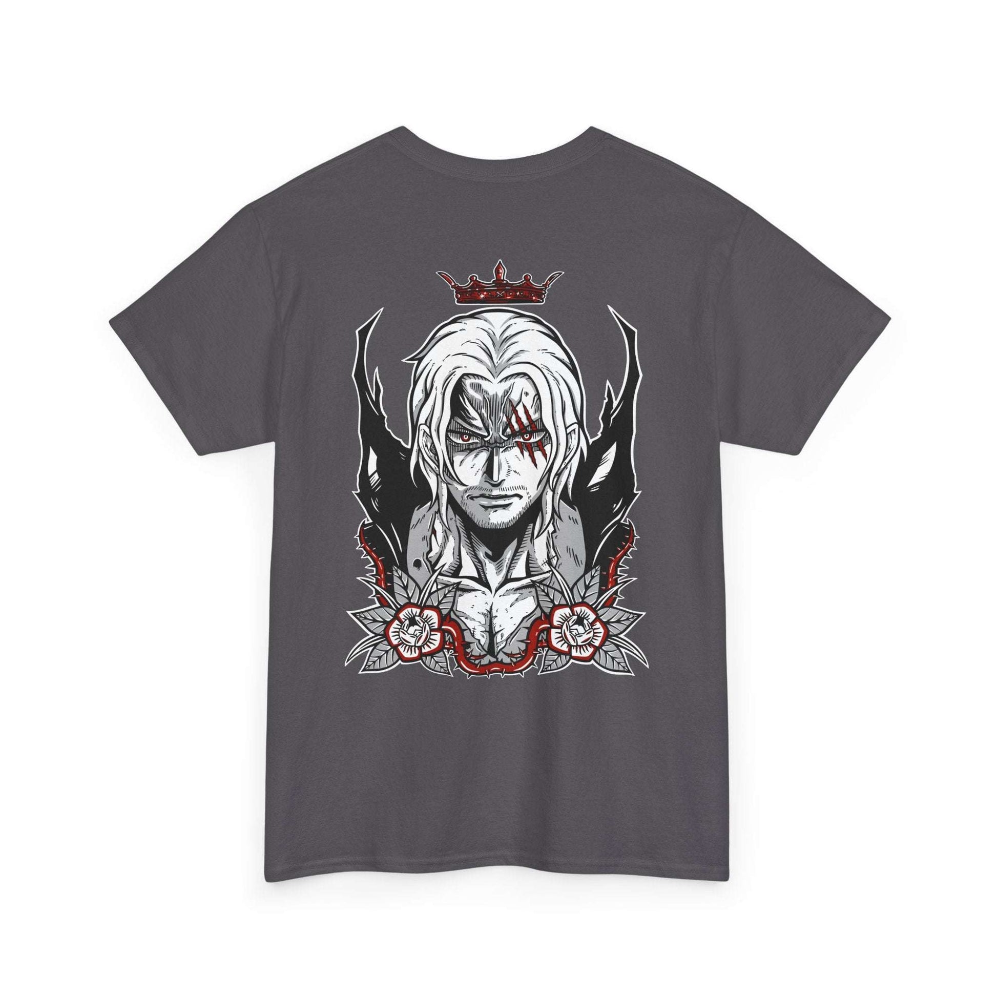 One Piece Anime Tee — White 'King' Pirate Skull Chest & Back Graphic Shirt Maklenn One Piece Anime Tee — White 'King' Pirate Skull Chest & Back Graphic Shirt T-Shirt Maklenn www.maklenn.com India 21.80