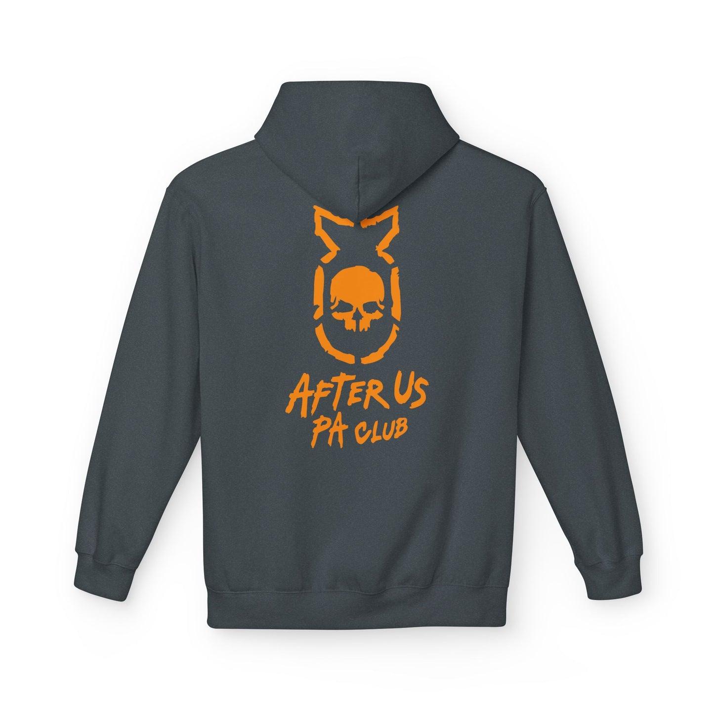 Edgy Unisex Fleece Hoodie - After Us PA Club, Casual Streetwear, Gift for Music Lovers, Home Lounge Wear, Unique Graphic Design Printify