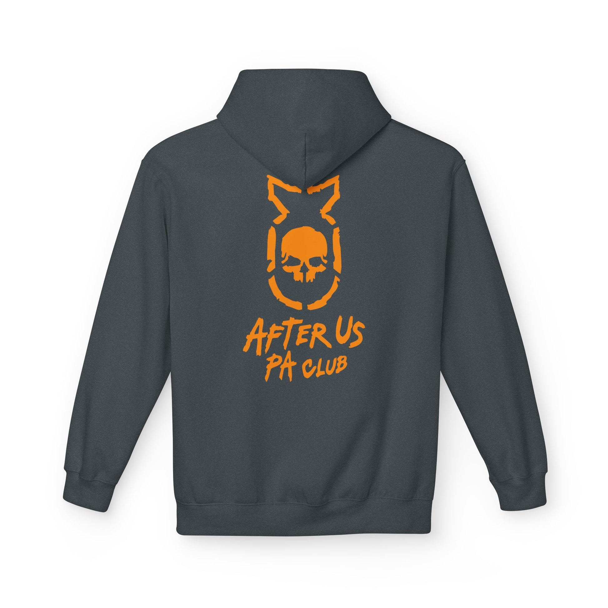 Edgy Unisex Fleece Hoodie - After Us PA Club, Casual Streetwear, Gift for Music Lovers, Home Lounge Wear, Unique Graphic Design Printify