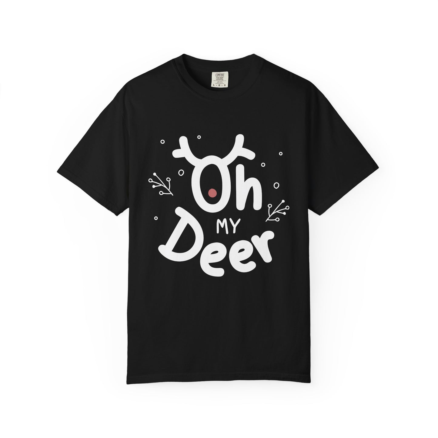 Oh My Deer Graphic T-Shirt — Cute Holiday Funny Nature Tee Printify
