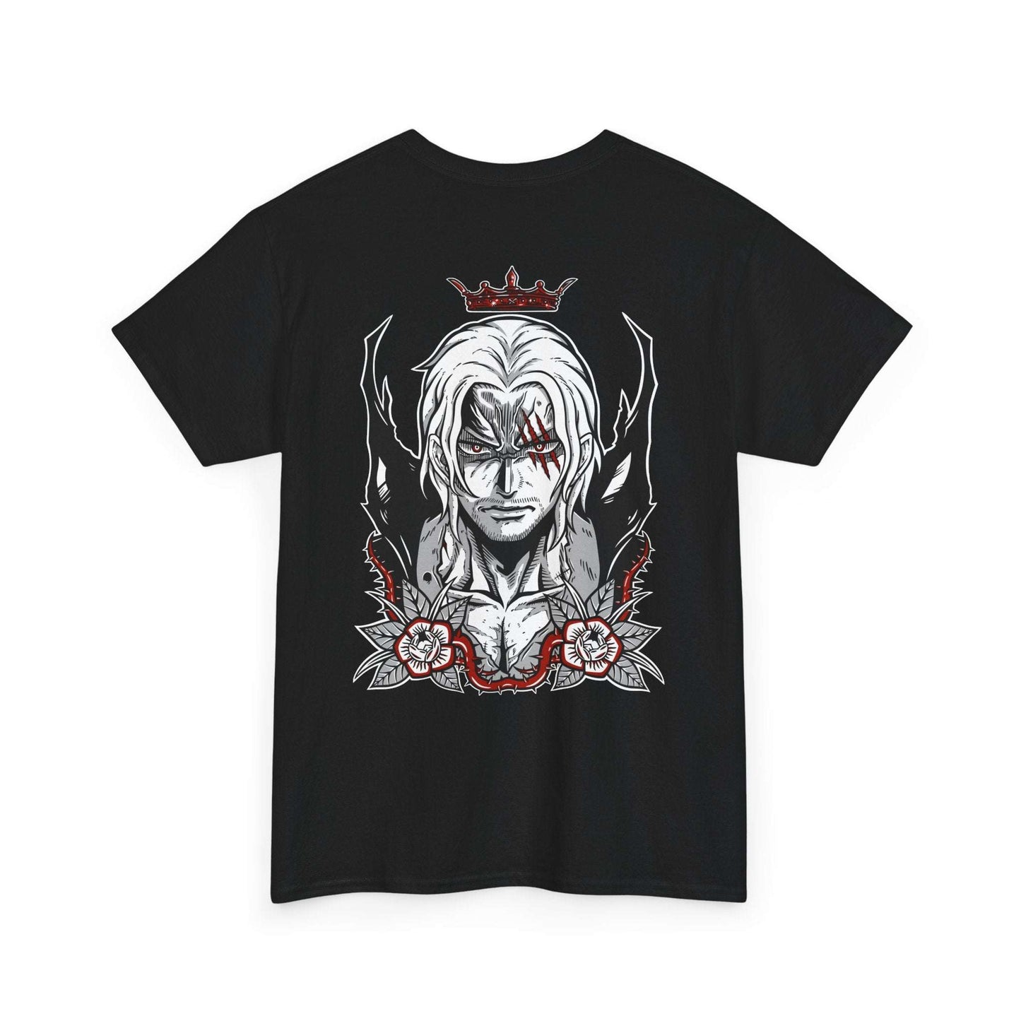 One Piece Anime Tee — White 'King' Pirate Skull Chest & Back Graphic Shirt Maklenn One Piece Anime Tee — White 'King' Pirate Skull Chest & Back Graphic Shirt T-Shirt Maklenn www.maklenn.com India 21.80