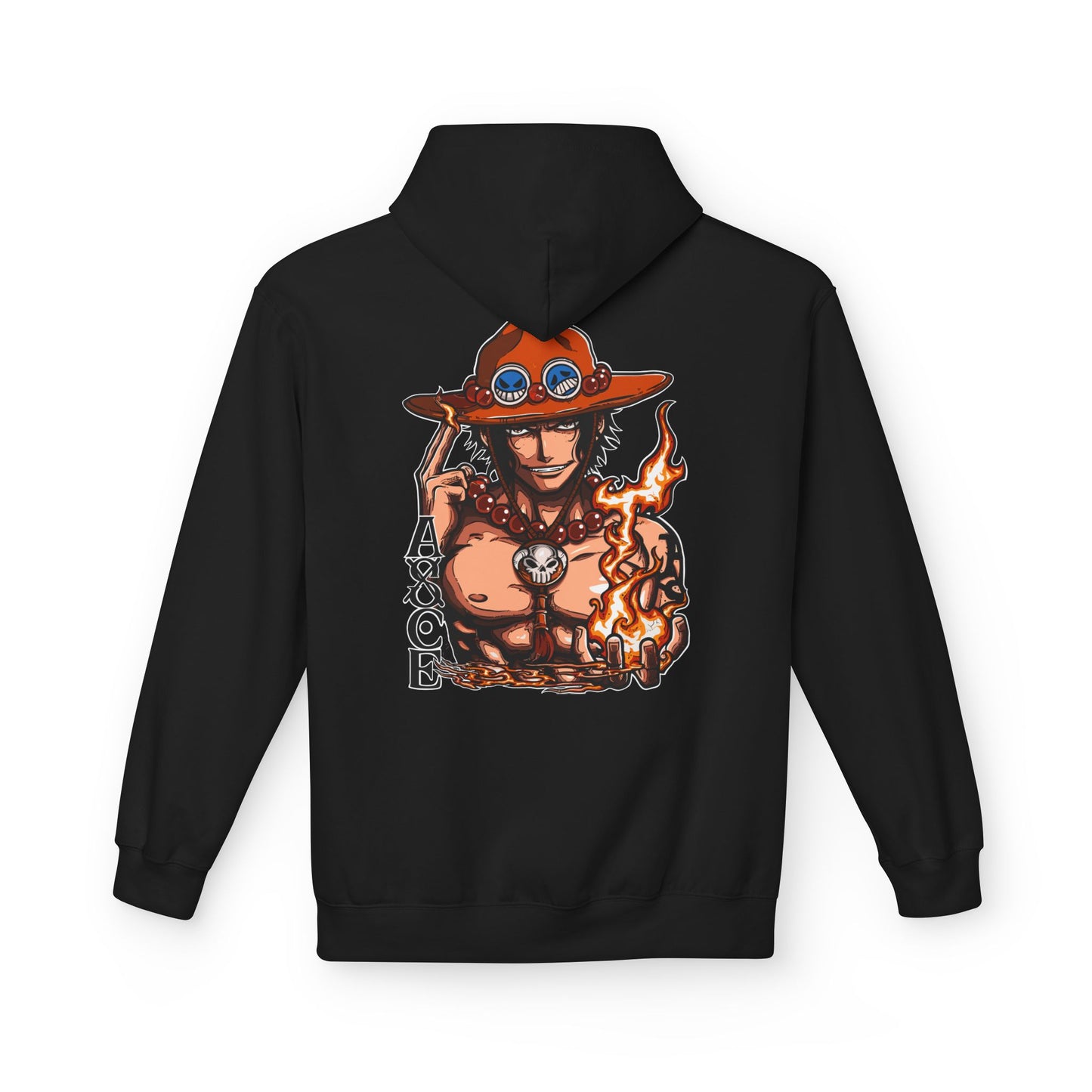 Ace Flame Hoodie — One Piece Anime Pullover