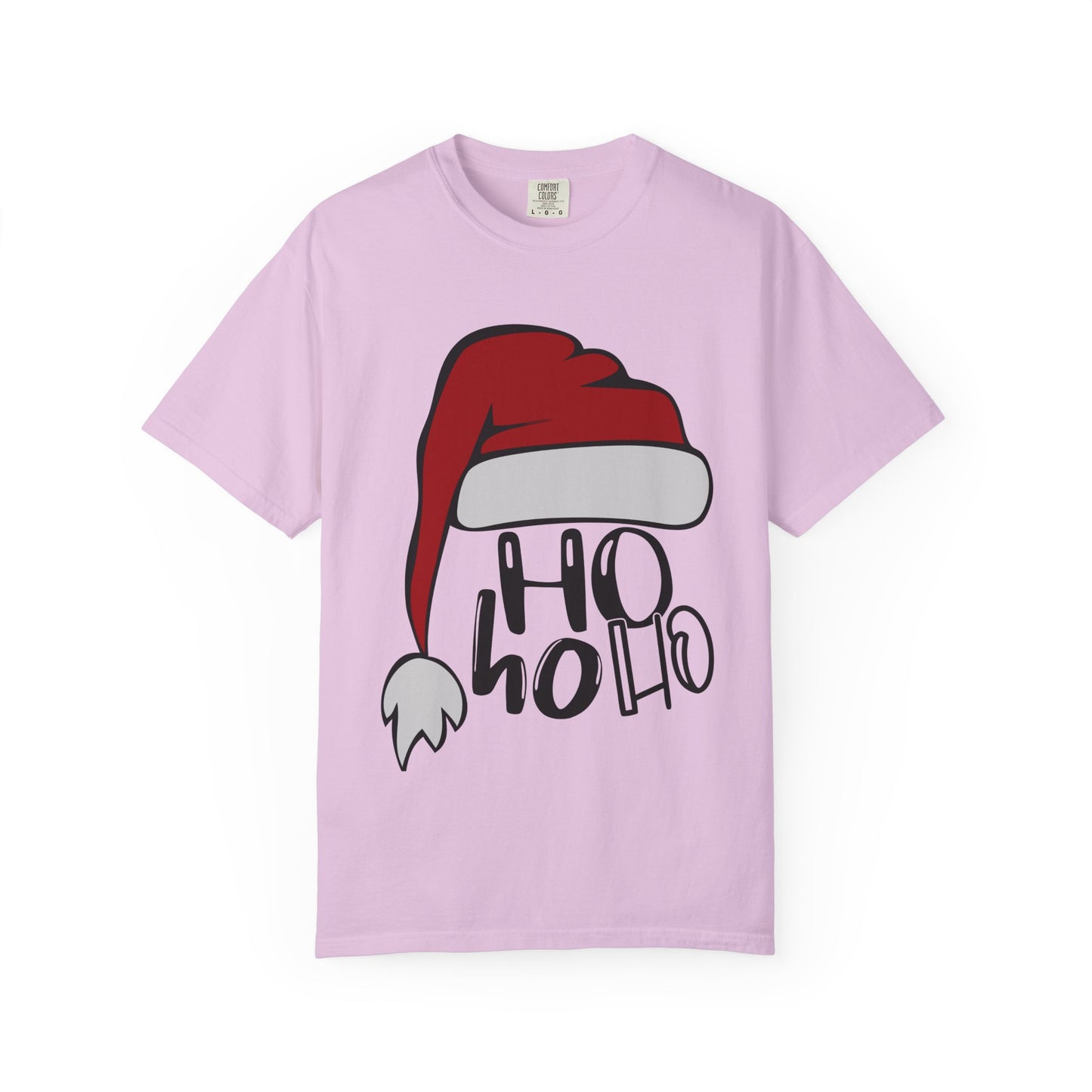 Christmas Santa Hat T-Shirt — "Ho Ho Ho" Holiday Tee Printify