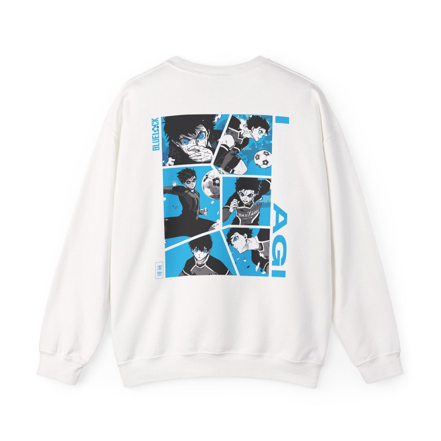 Isagi "Ego Vision" Blue Lock Heavyweight Tee | Maklenn