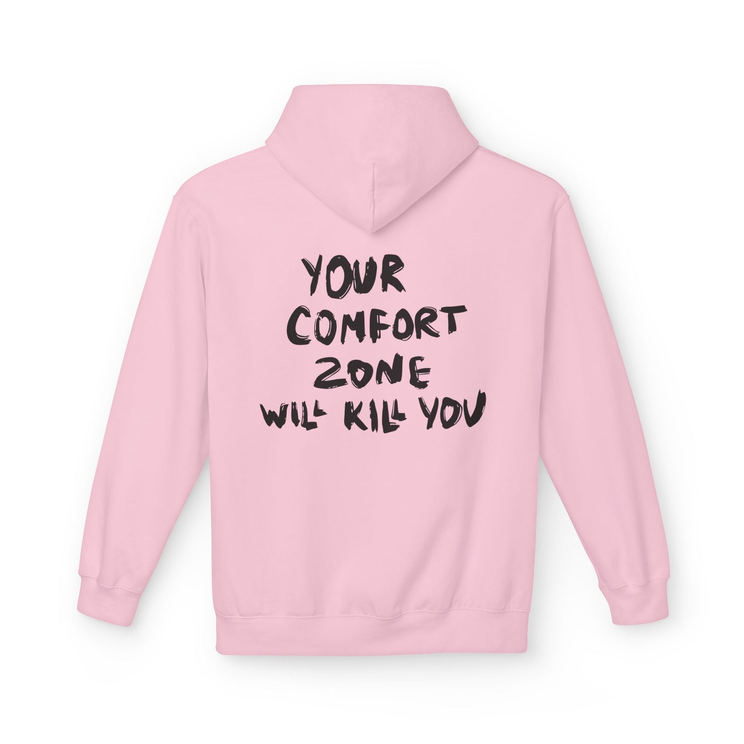 Comfort Zone Hoodie - Inspirational Quote Sweater, Motivational Gift, Cozy Fleece, Unisex Apparel for Everyday Wear, Perfect for [...] Printify