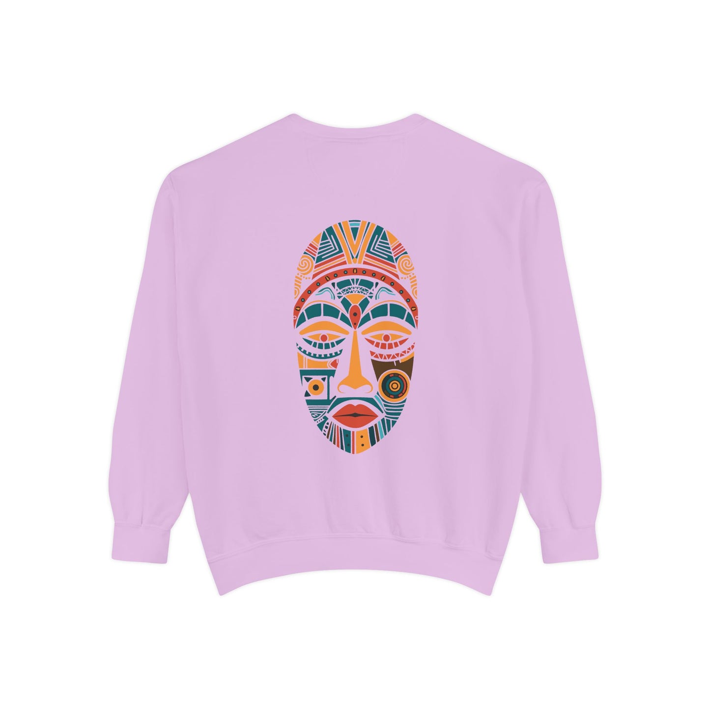 Artistic Unisex Sweatshirt - Colorful Face Design, Cozy Casual Wear, Perfect for Gifts, Fall Fashion, Unique Style Printify
