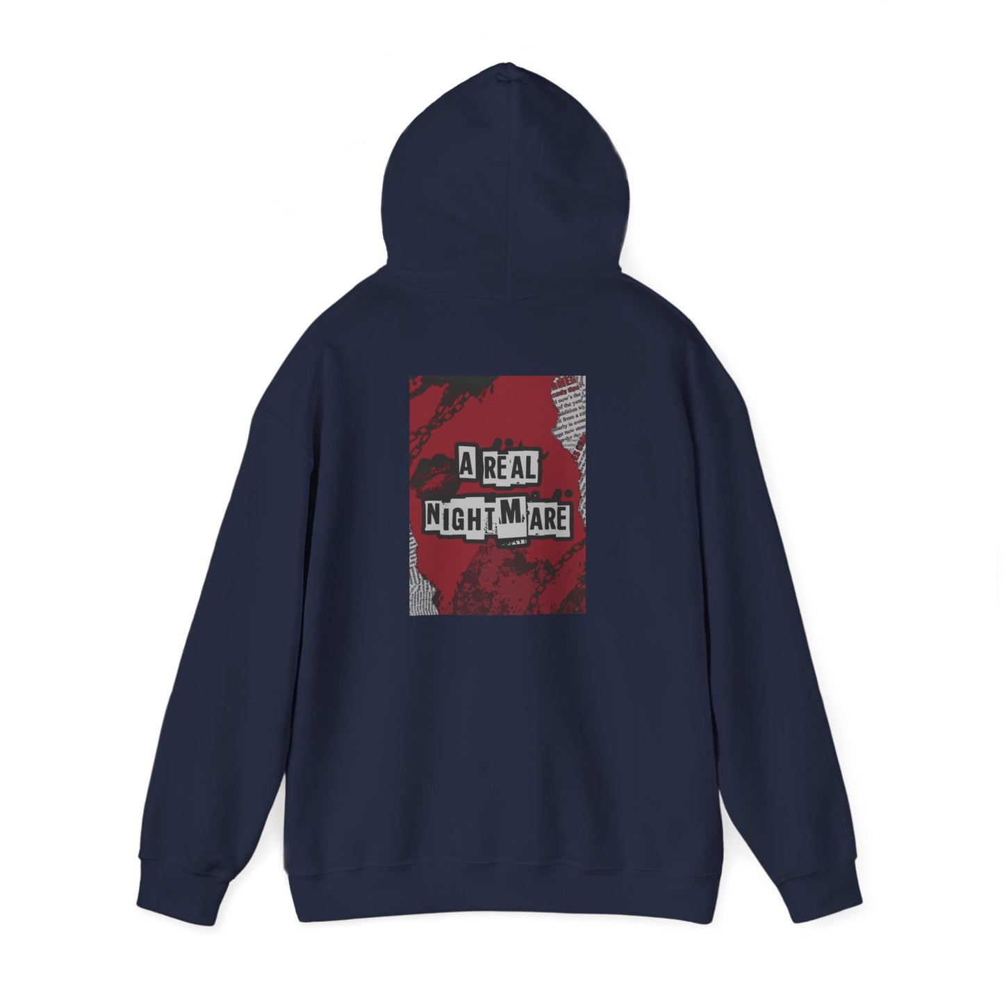 A Real Nightmare Hoodie - Cozy Unisex Sweatshirt for Halloween, Casual Wear, Gifts, Fall Fashion, Party,USA trend, Mens hoodie us,Australia genz edition,Canada online hoodie fashion Printify