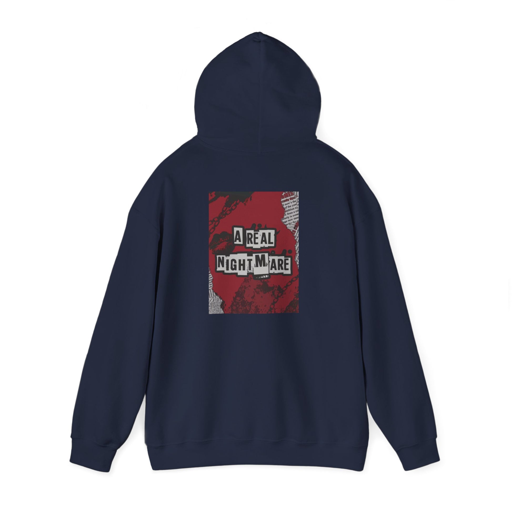 A Real Nightmare Hoodie - Cozy Unisex Sweatshirt for Halloween, Casual Wear, Gifts, Fall Fashion, Party,USA trend, Mens hoodie us,Australia genz edition,Canada online hoodie fashion Printify