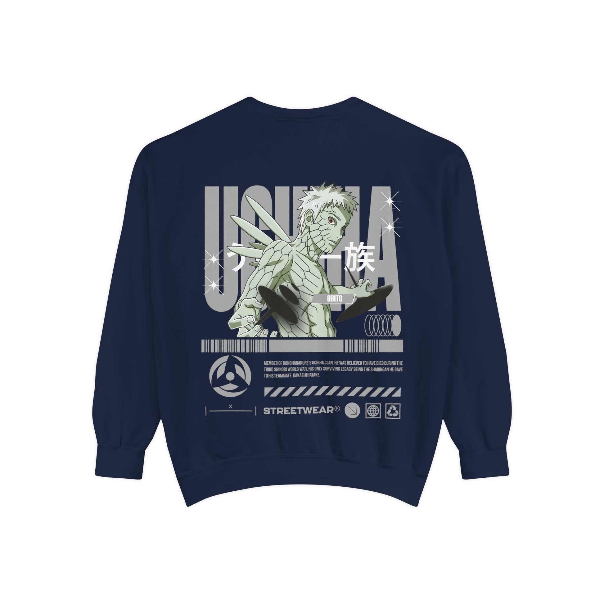Anime Streetwear Sweatshirt - Uchiha Obito Design Printify