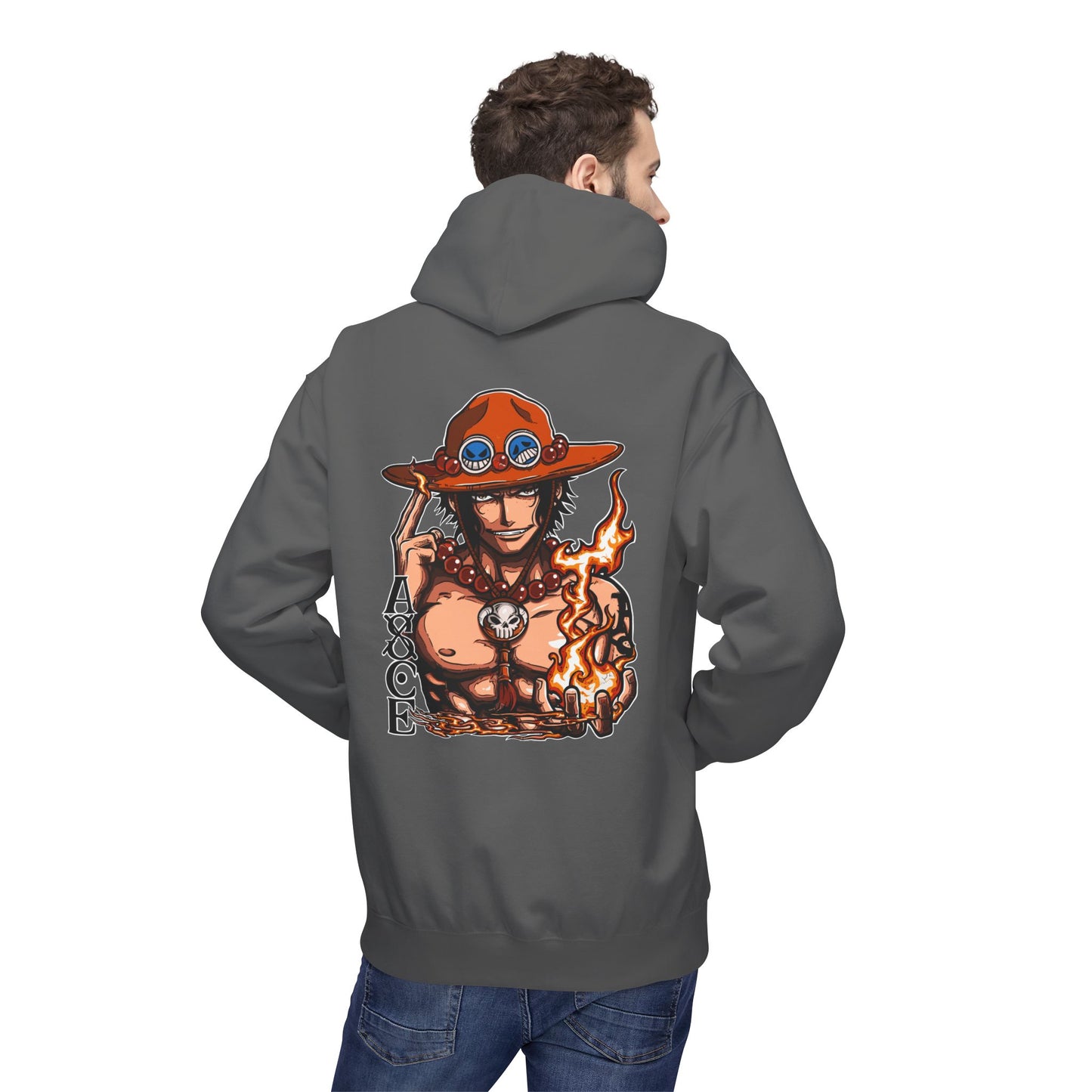 Ace Flame Hoodie — One Piece Anime Pullover